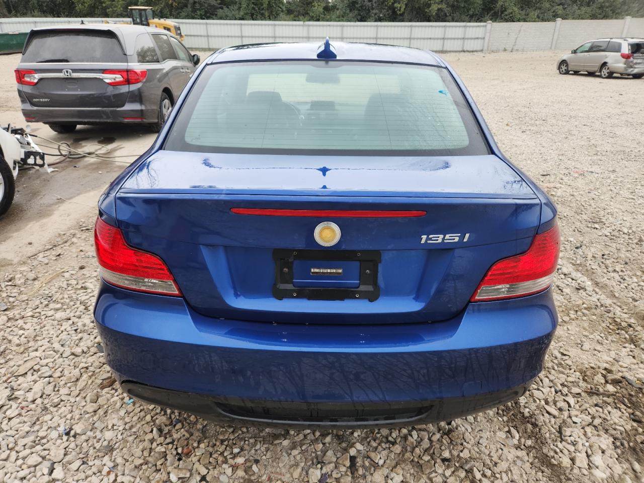 2008 Bmw 135 I Blue vin: WBAUC73578VF22759