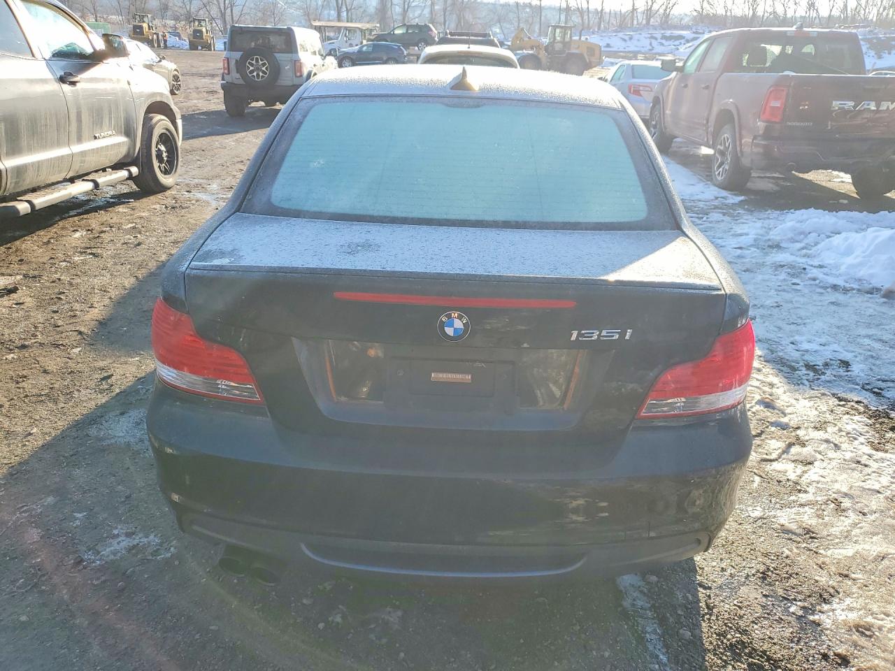 2008 Bmw 135 I Black vin: WBAUC73578VF24513