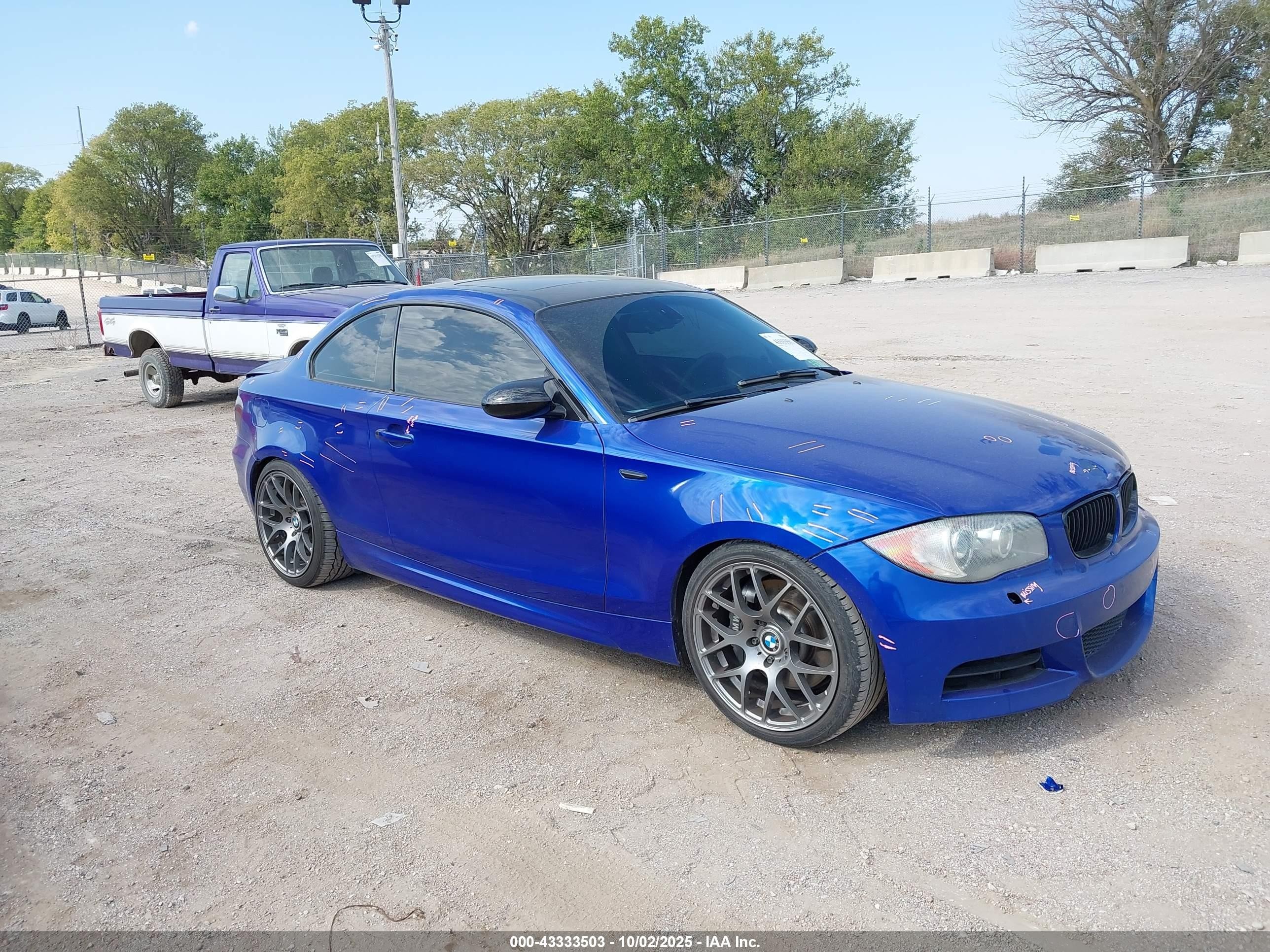 2008 Bmw 135i   Синий vin: WBAUC73588VF23113