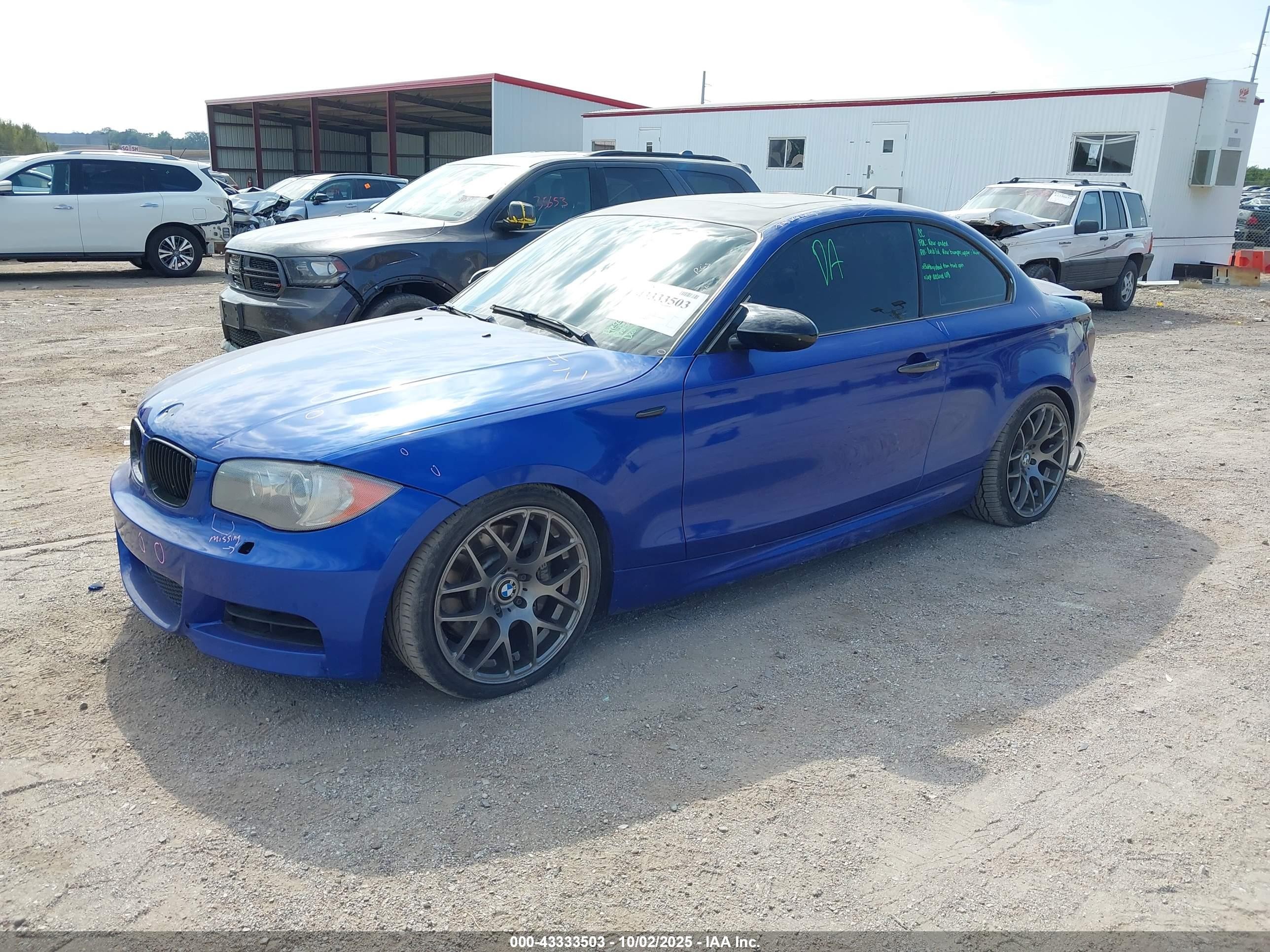 2008 Bmw 135i   Синий vin: WBAUC73588VF23113