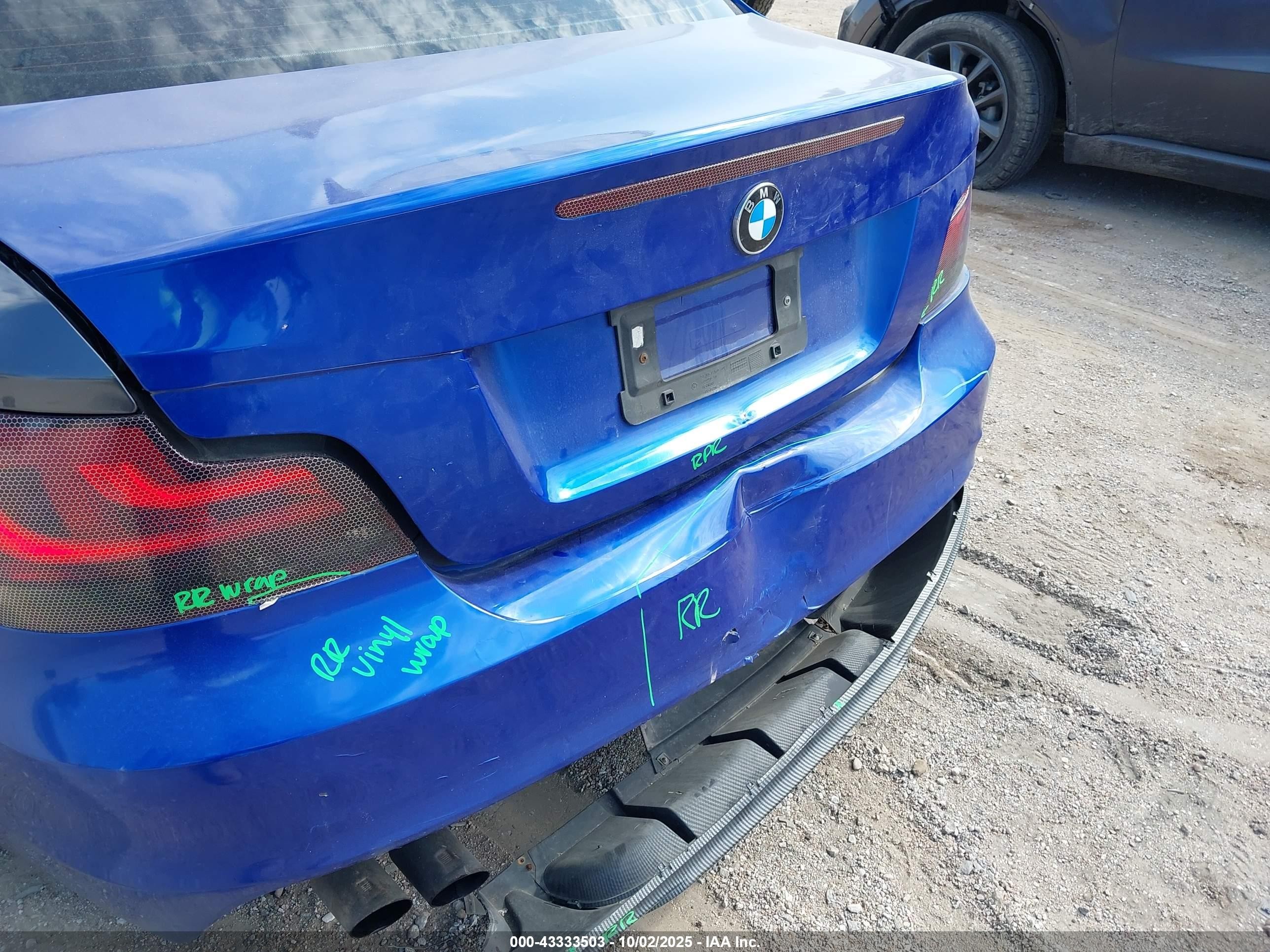 2008 Bmw 135i   Синий vin: WBAUC73588VF23113