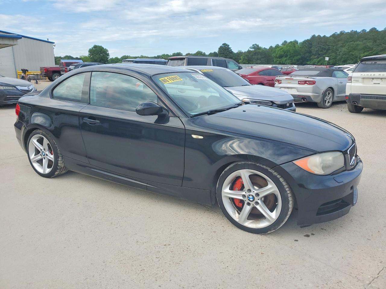 2008 Bmw 135 I Черный vin: WBAUC73588VF24374