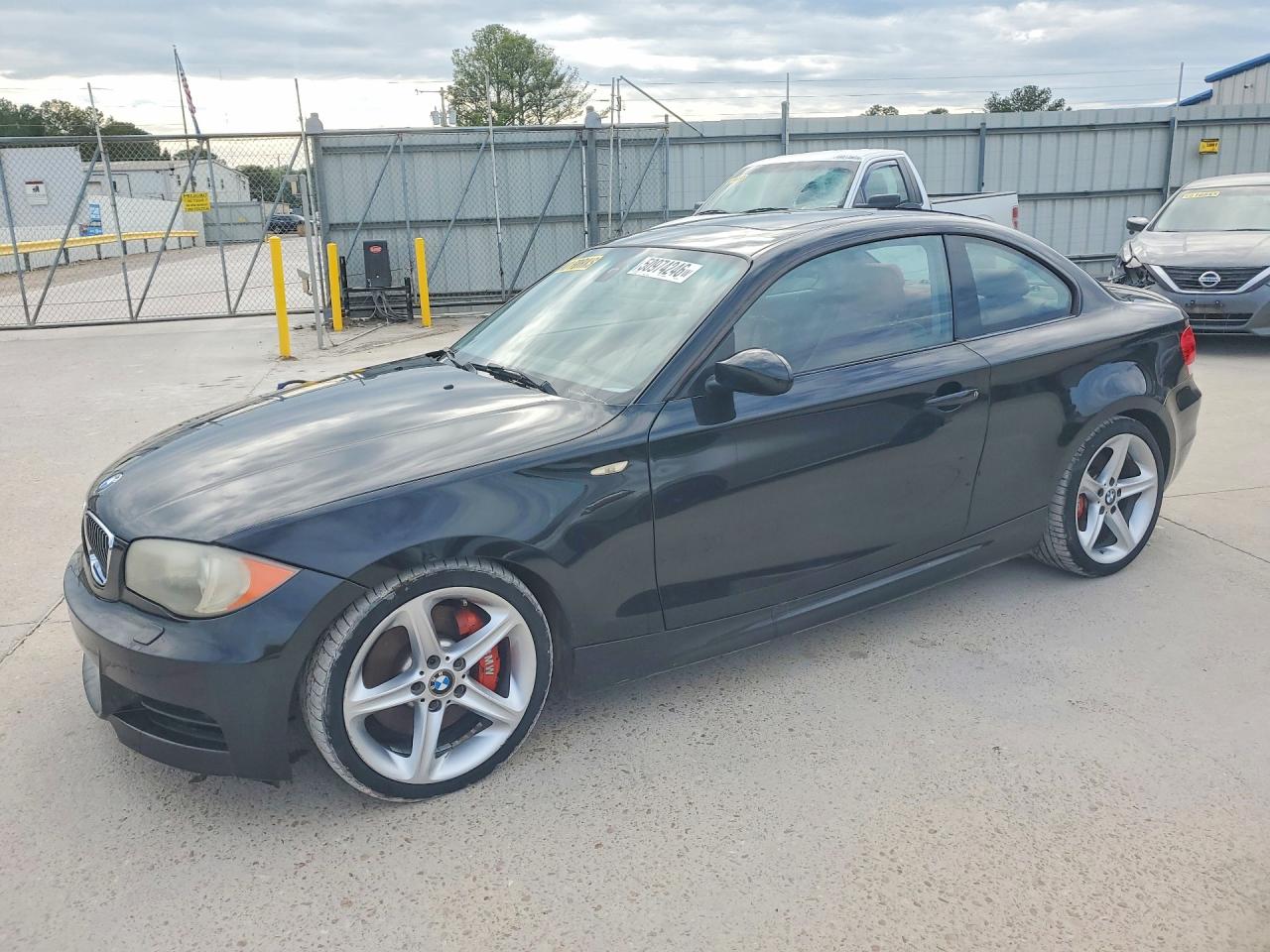 2008 Bmw 135 I Black vin: WBAUC73588VF24374