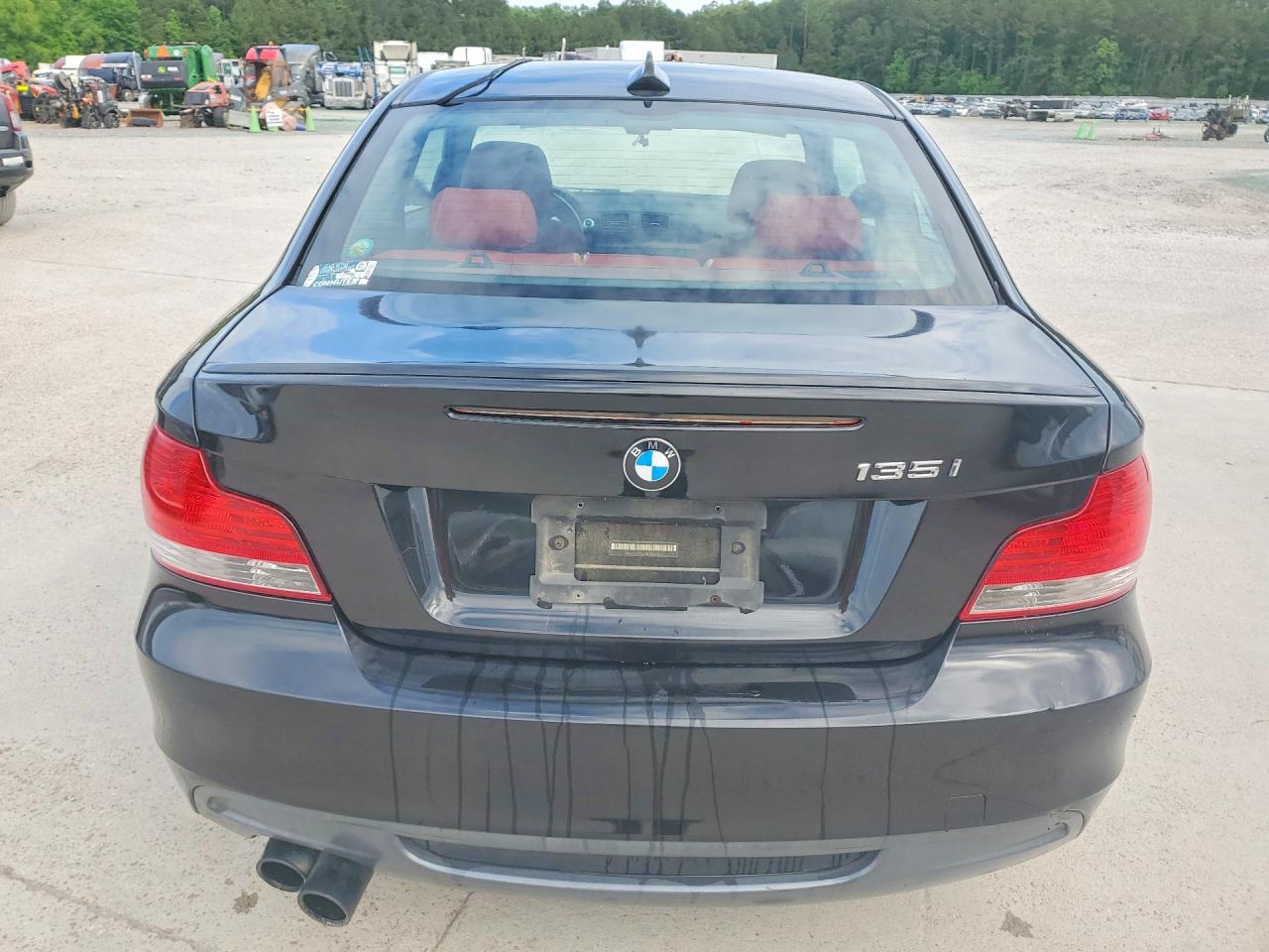 2008 Bmw 135 I Черный vin: WBAUC73588VF24374