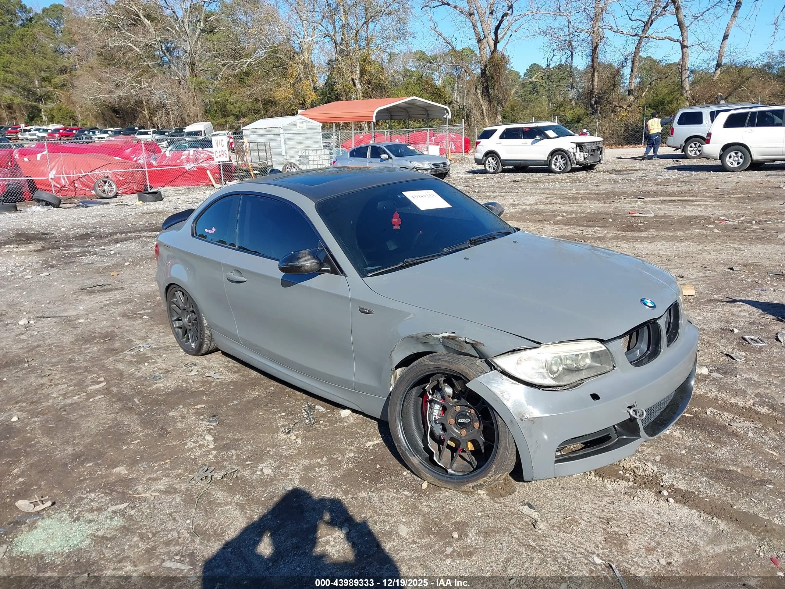 2009 Bmw 135i   Gray vin: WBAUC73589VK95161