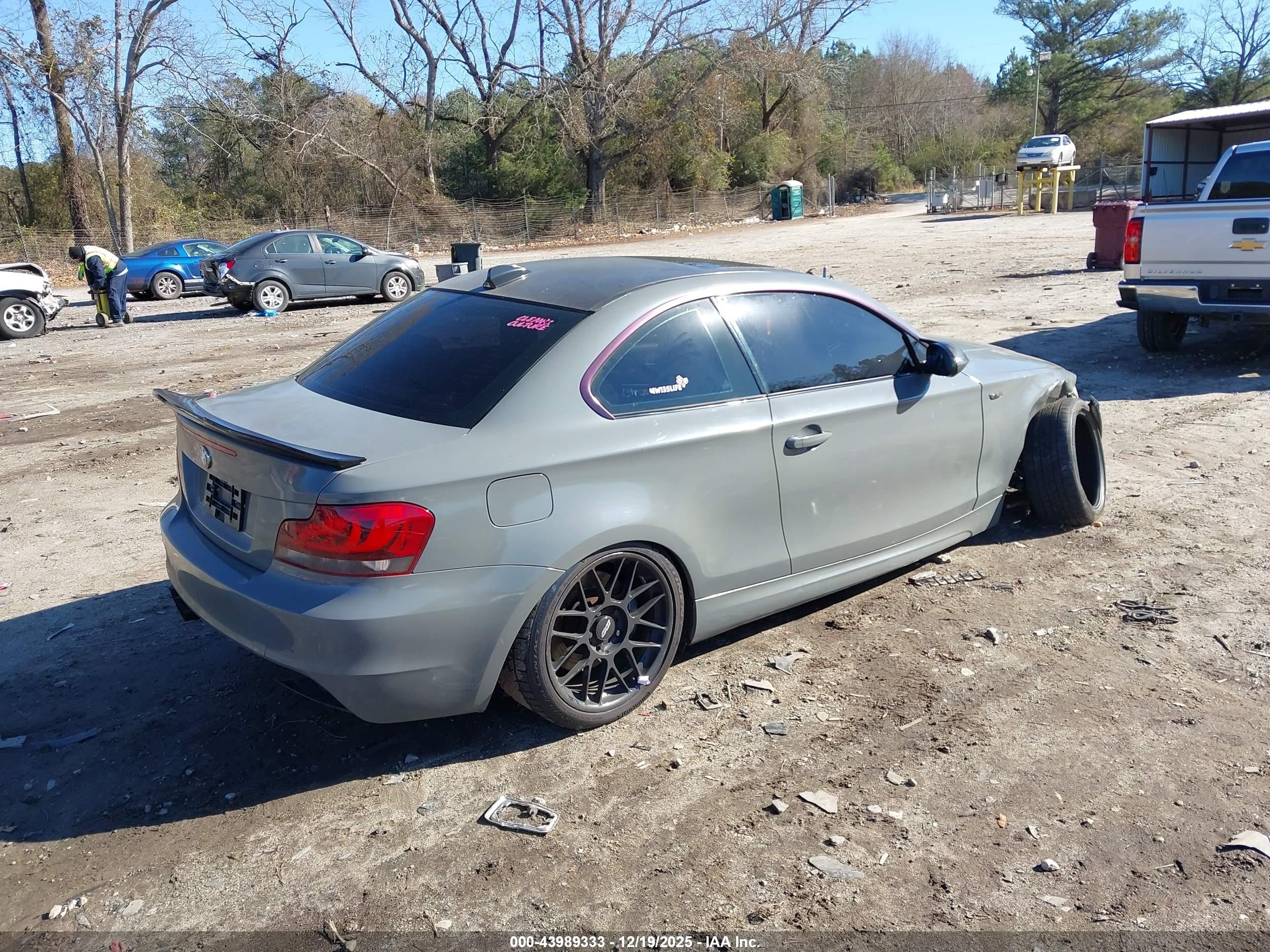 2009 Bmw 135i   Gray vin: WBAUC73589VK95161