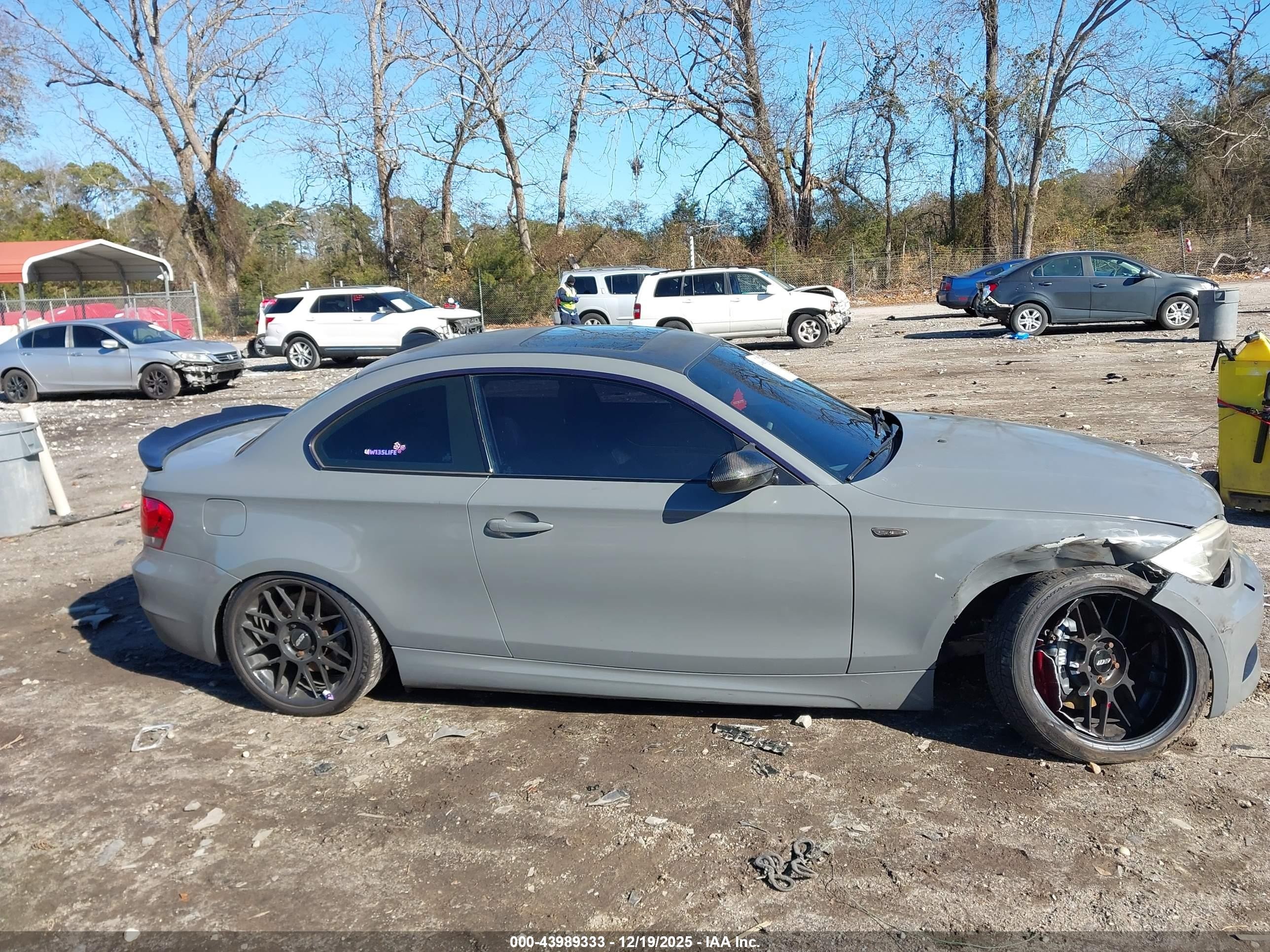 2009 Bmw 135i   Gray vin: WBAUC73589VK95161