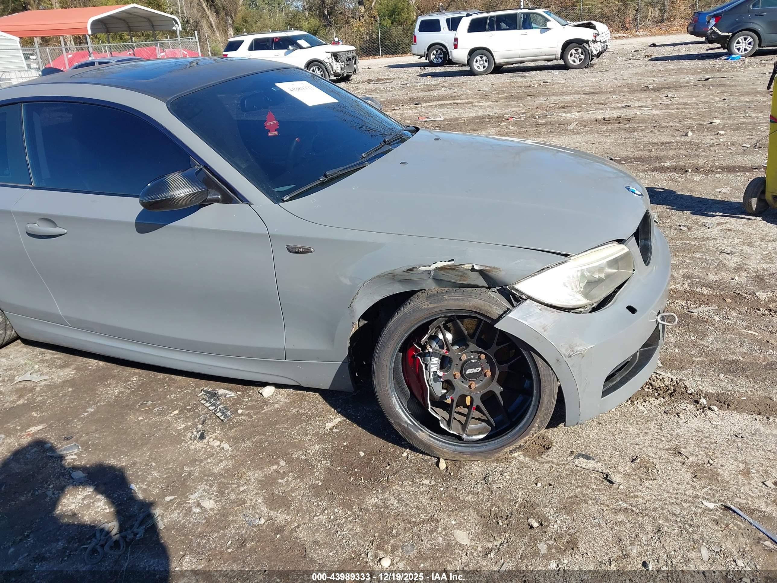 2009 Bmw 135i   Gray vin: WBAUC73589VK95161