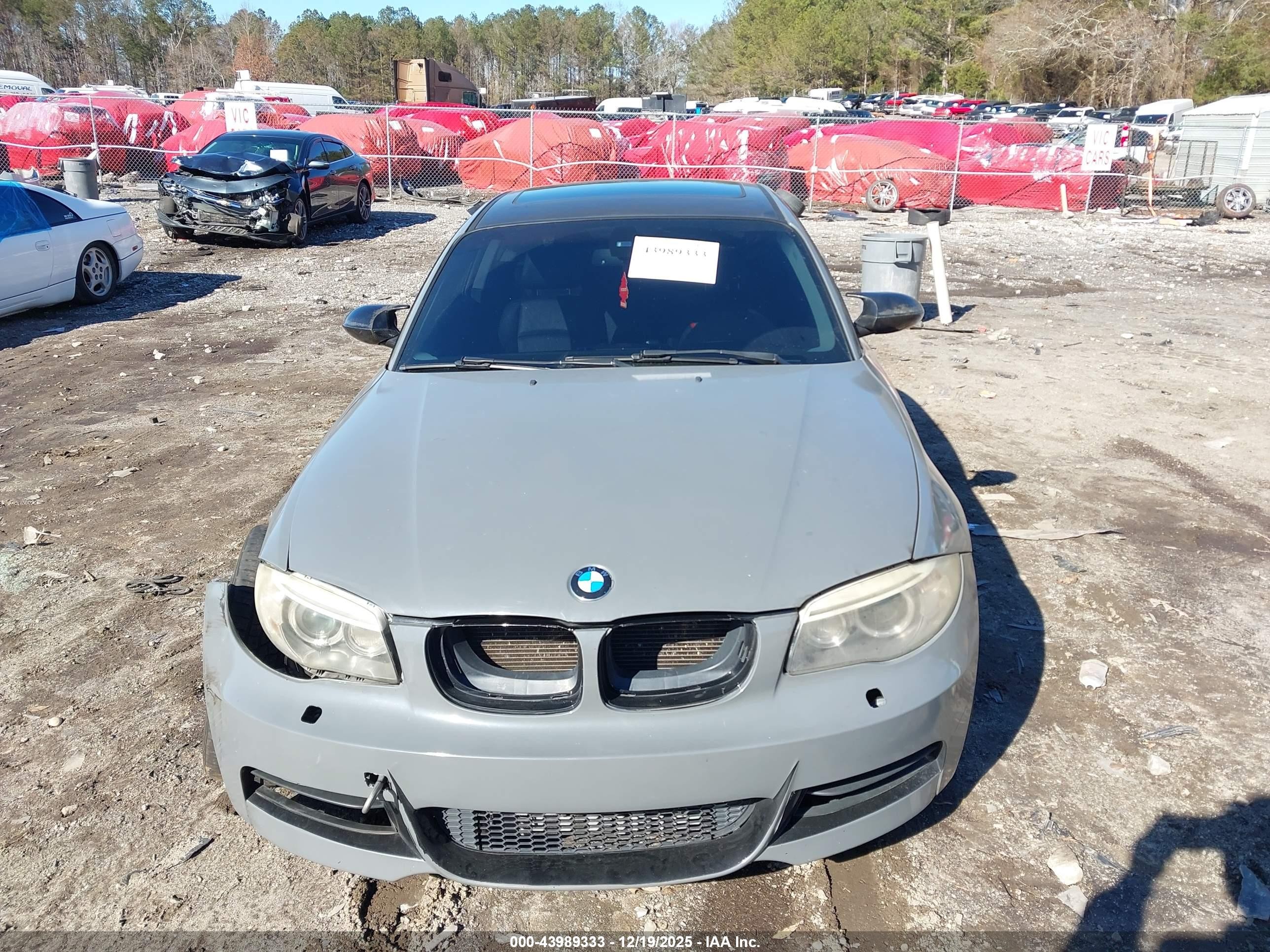 2009 Bmw 135i   Gray vin: WBAUC73589VK95161