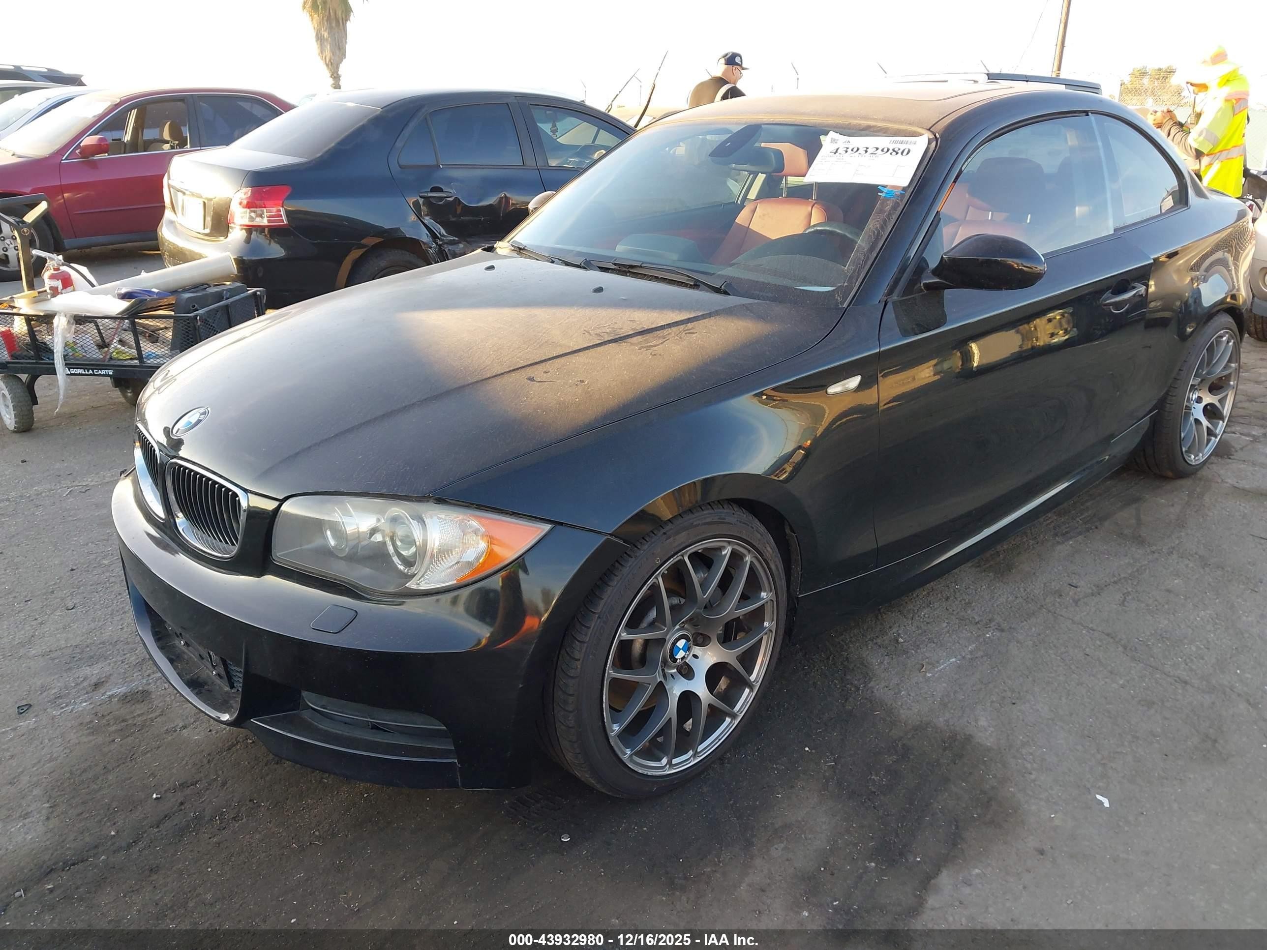 2009 Bmw 135i   Black vin: WBAUC73589VK95192