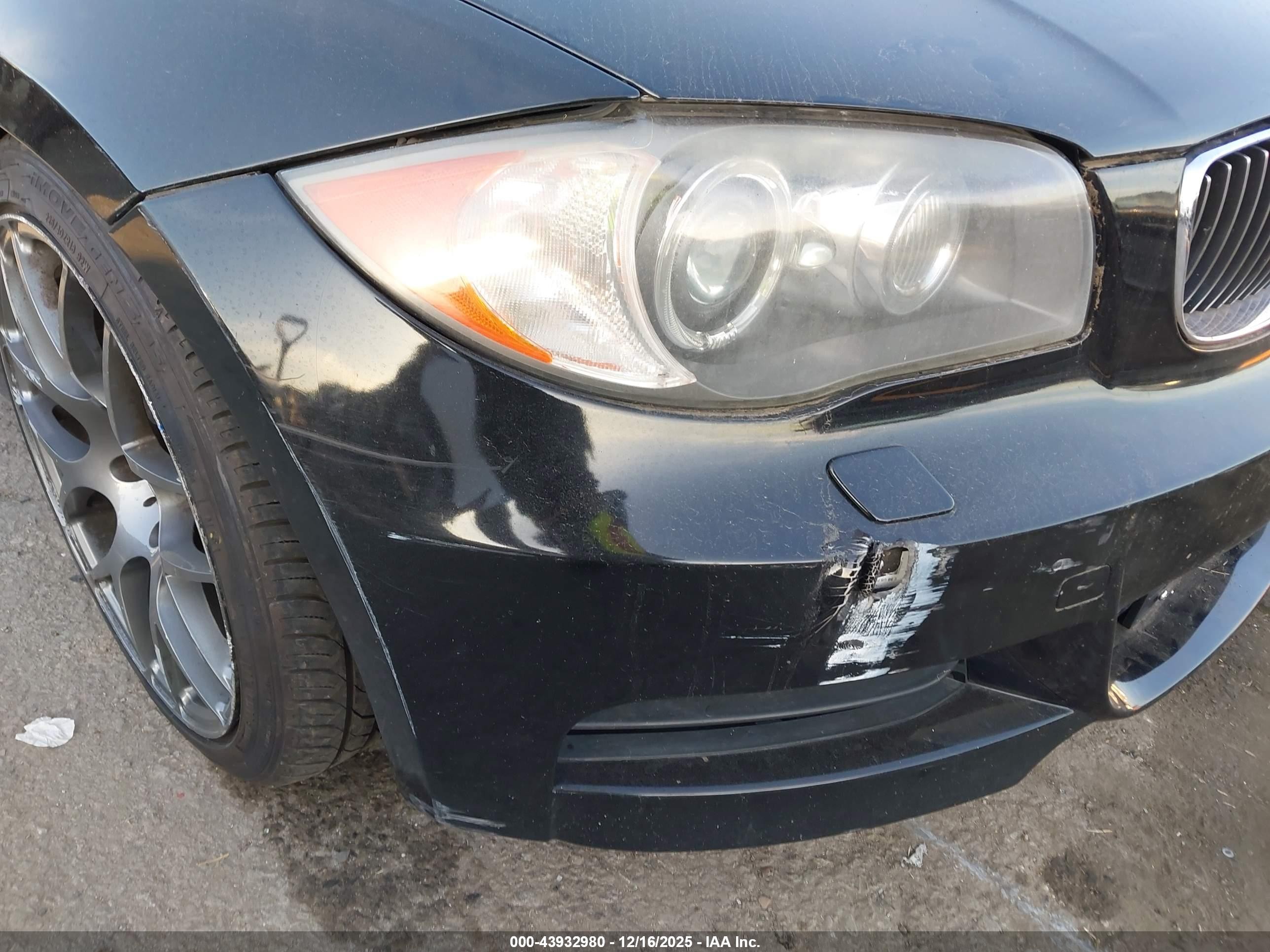 2009 Bmw 135i   Black vin: WBAUC73589VK95192