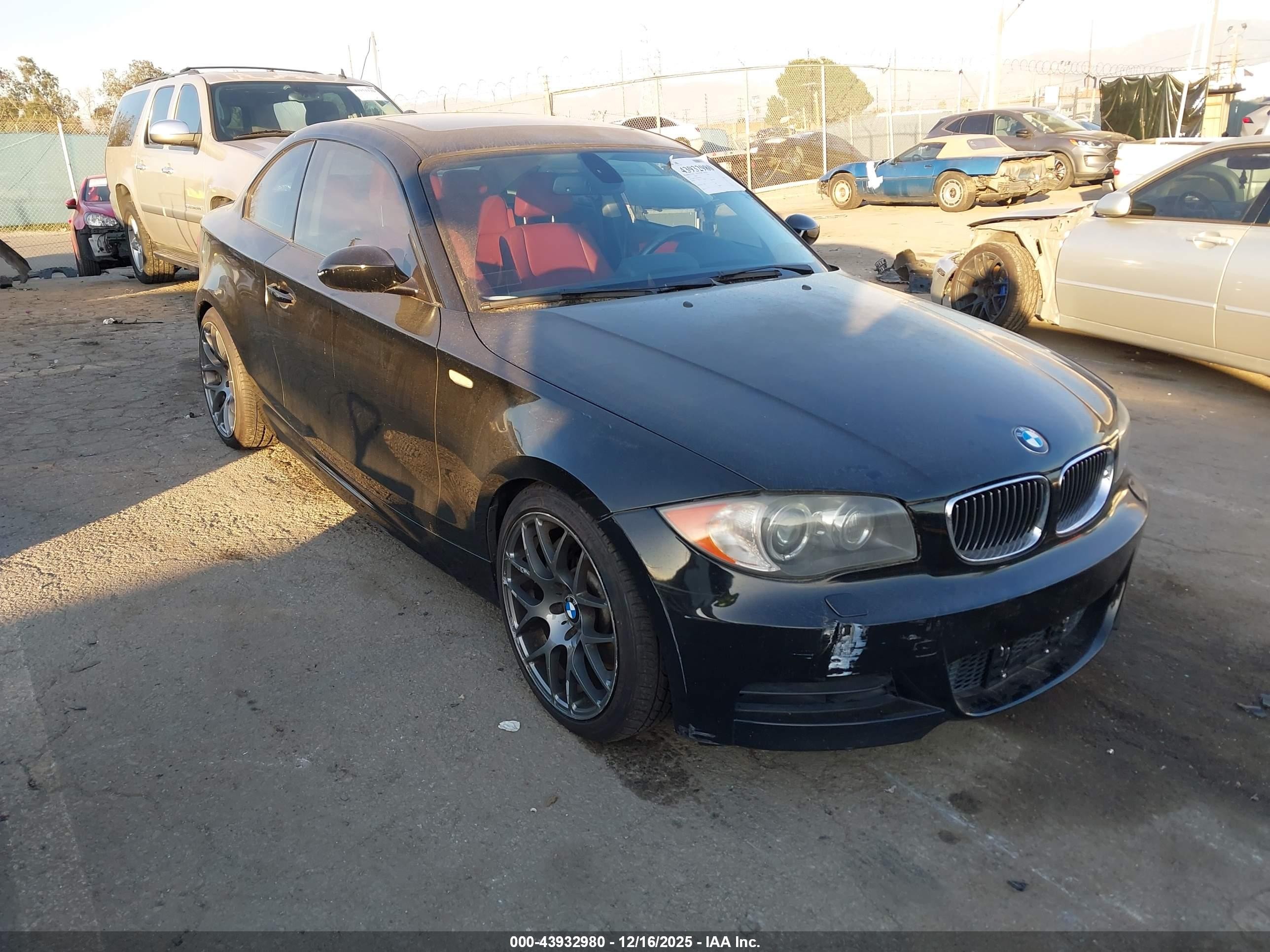 2009 Bmw 135i   Black vin: WBAUC73589VK95192