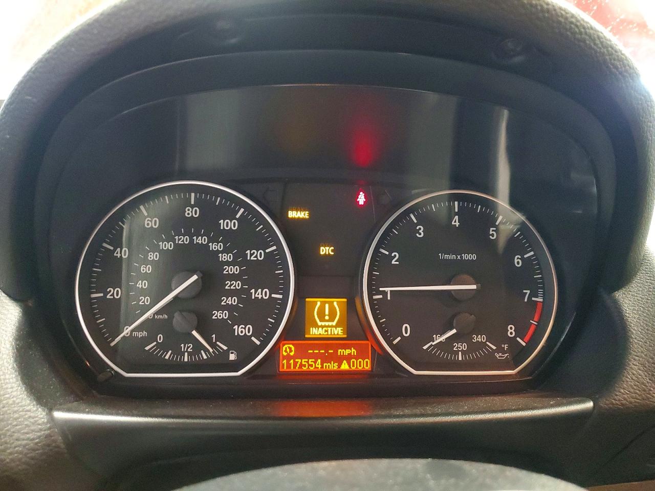 2008 Bmw 135 I Red vin: WBAUC73598VF22939