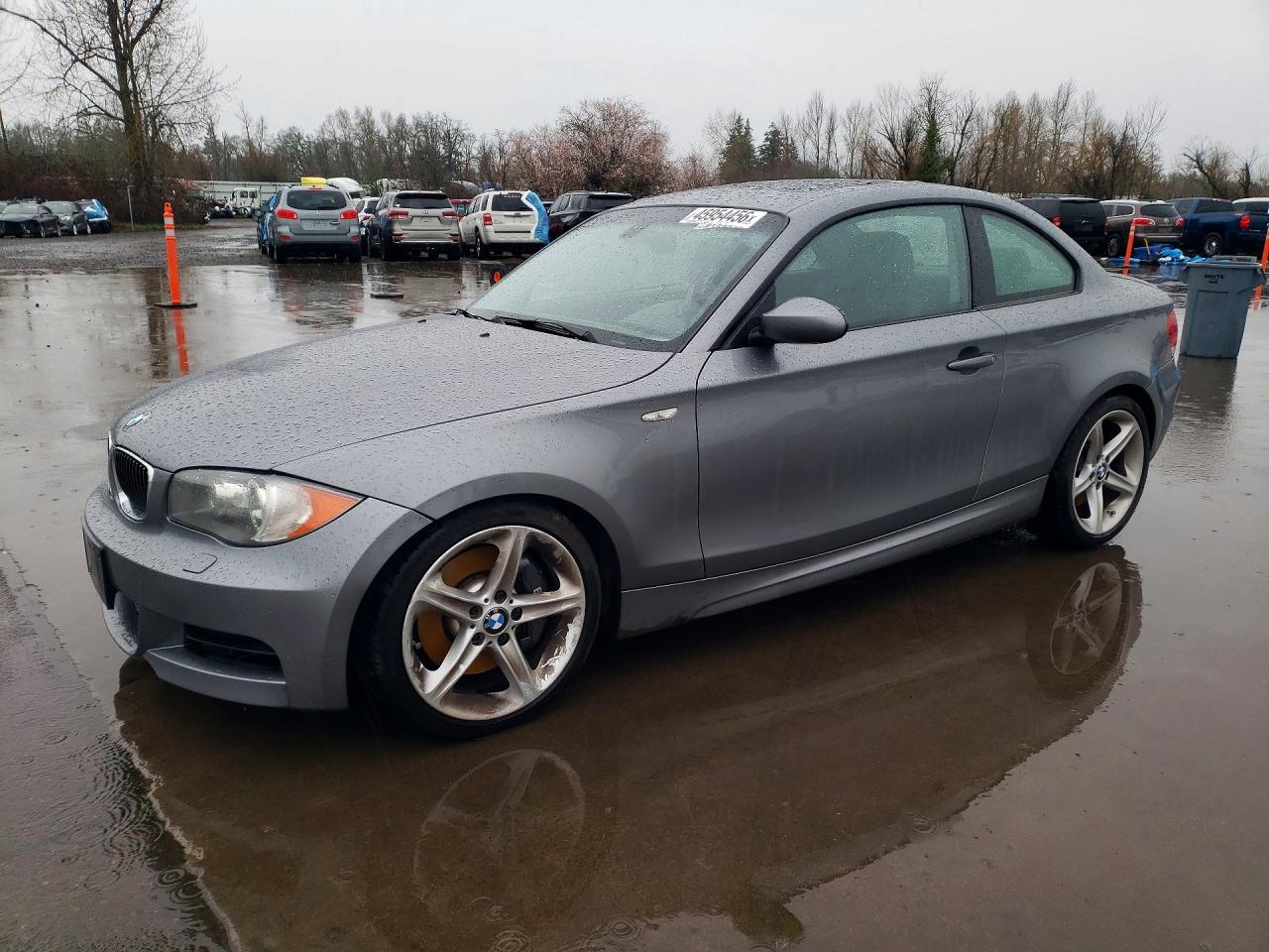 2009 Bmw 135 I Gray vin: WBAUC73599VK79809