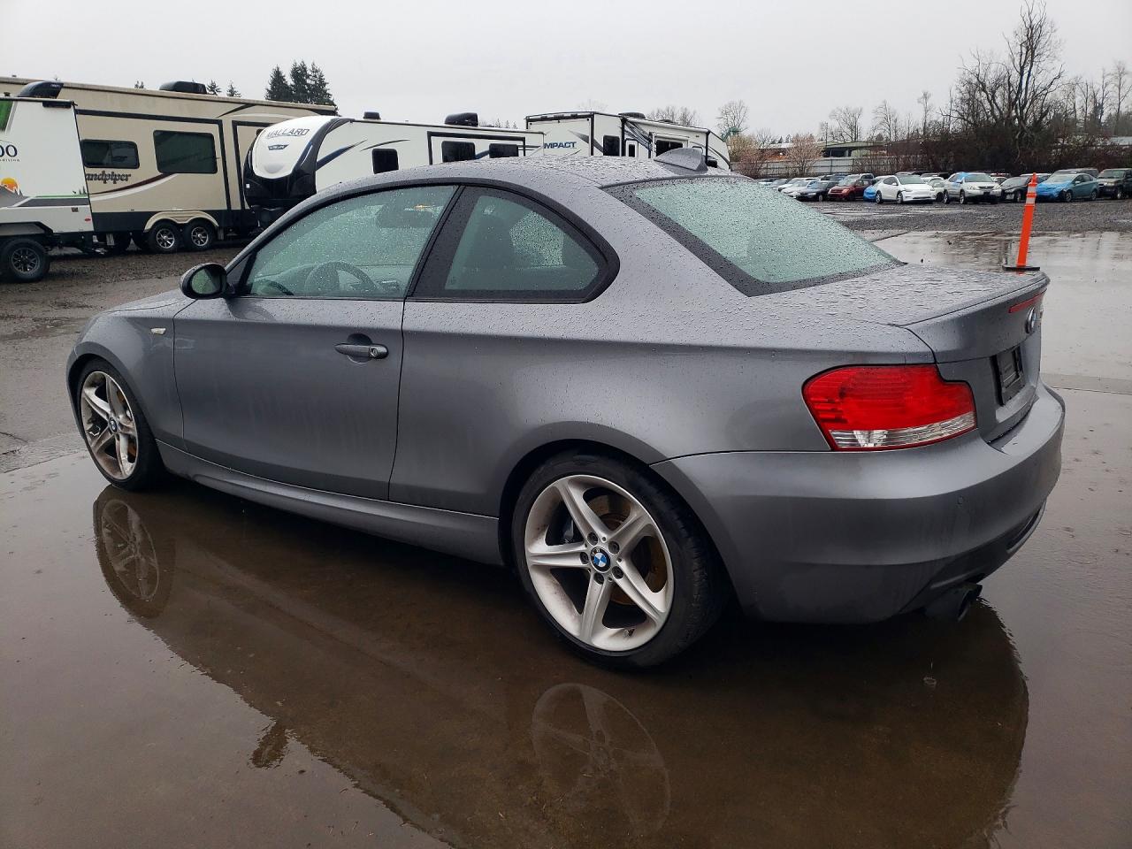 2009 Bmw 135 I Gray vin: WBAUC73599VK79809