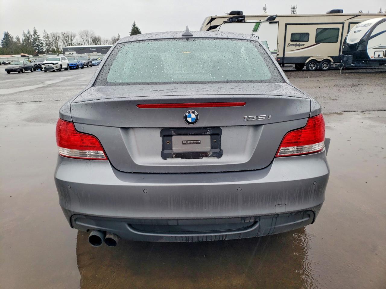 2009 Bmw 135 I Gray vin: WBAUC73599VK79809