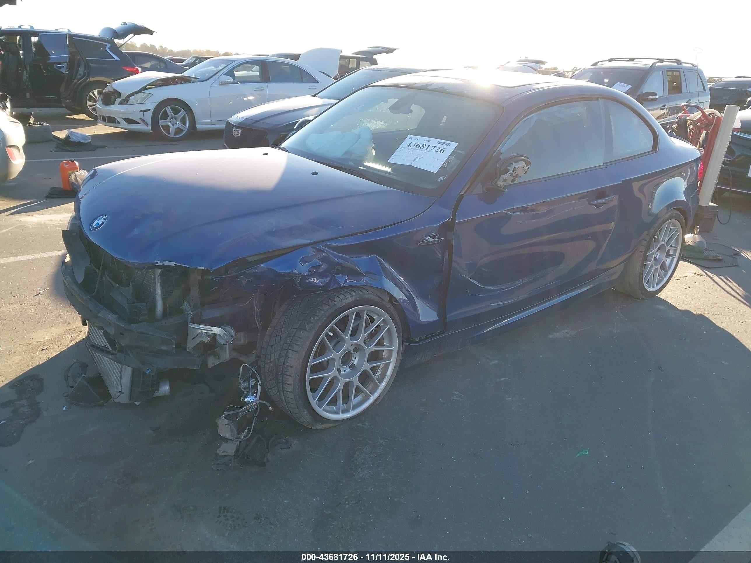 2009 Bmw 135i   Синий vin: WBAUC73599VK80717