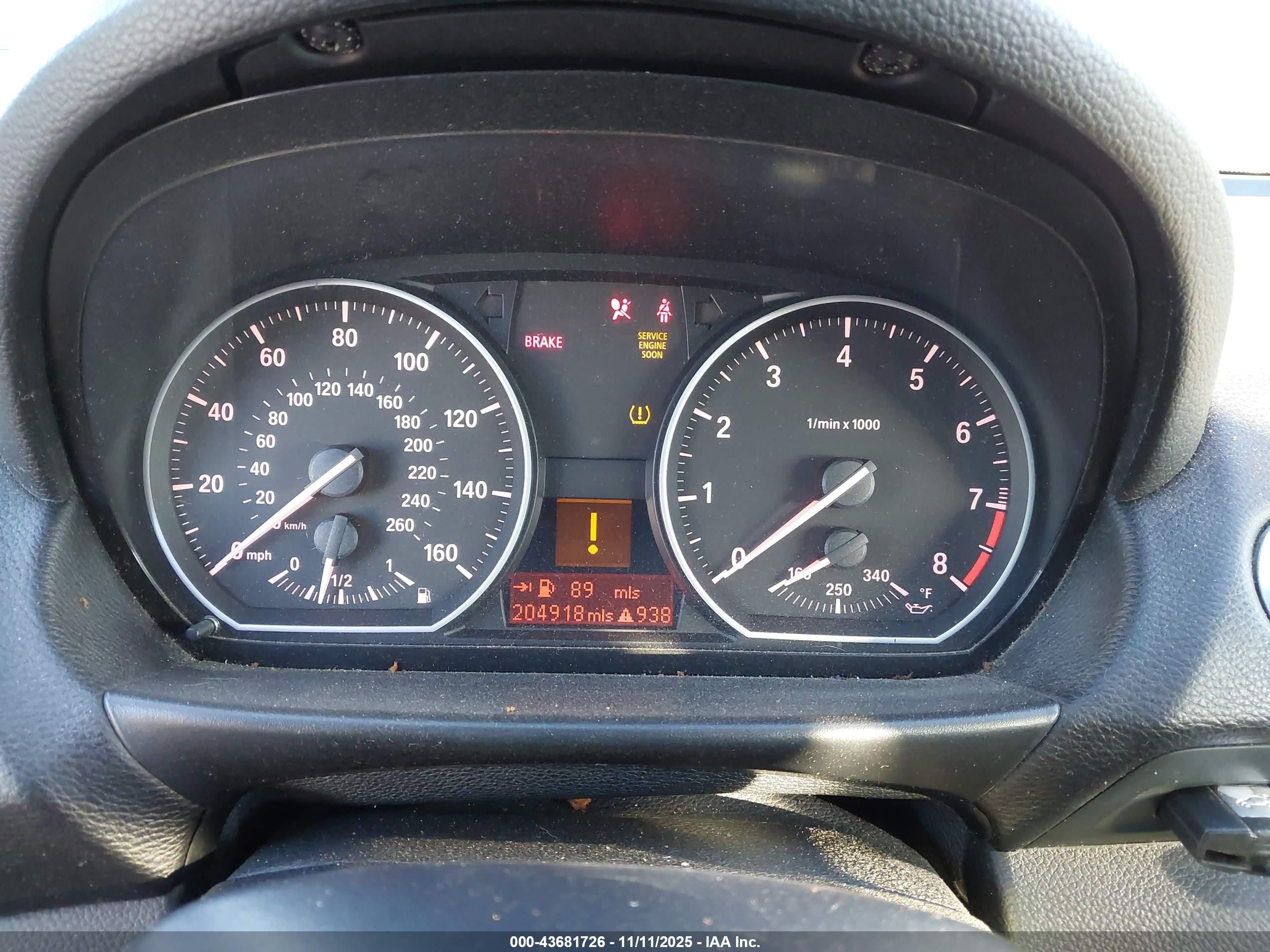 2009 Bmw 135i   Синий vin: WBAUC73599VK80717