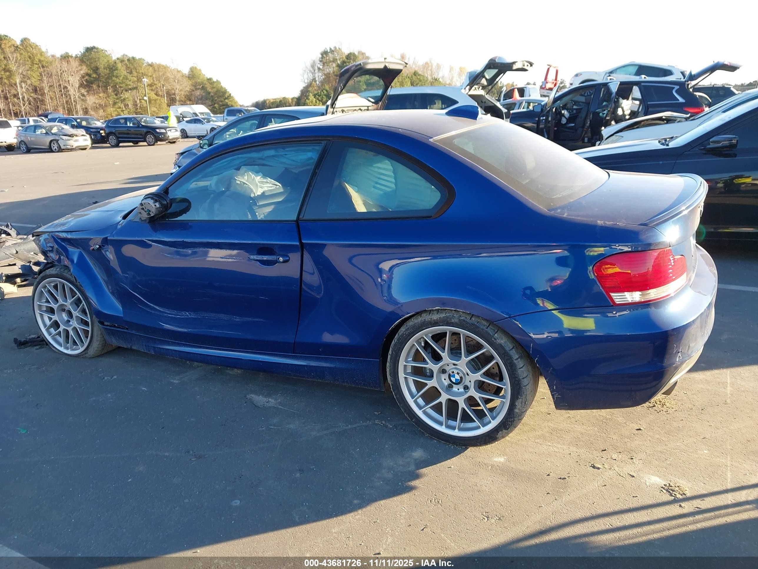 2009 Bmw 135i   Синий vin: WBAUC73599VK80717