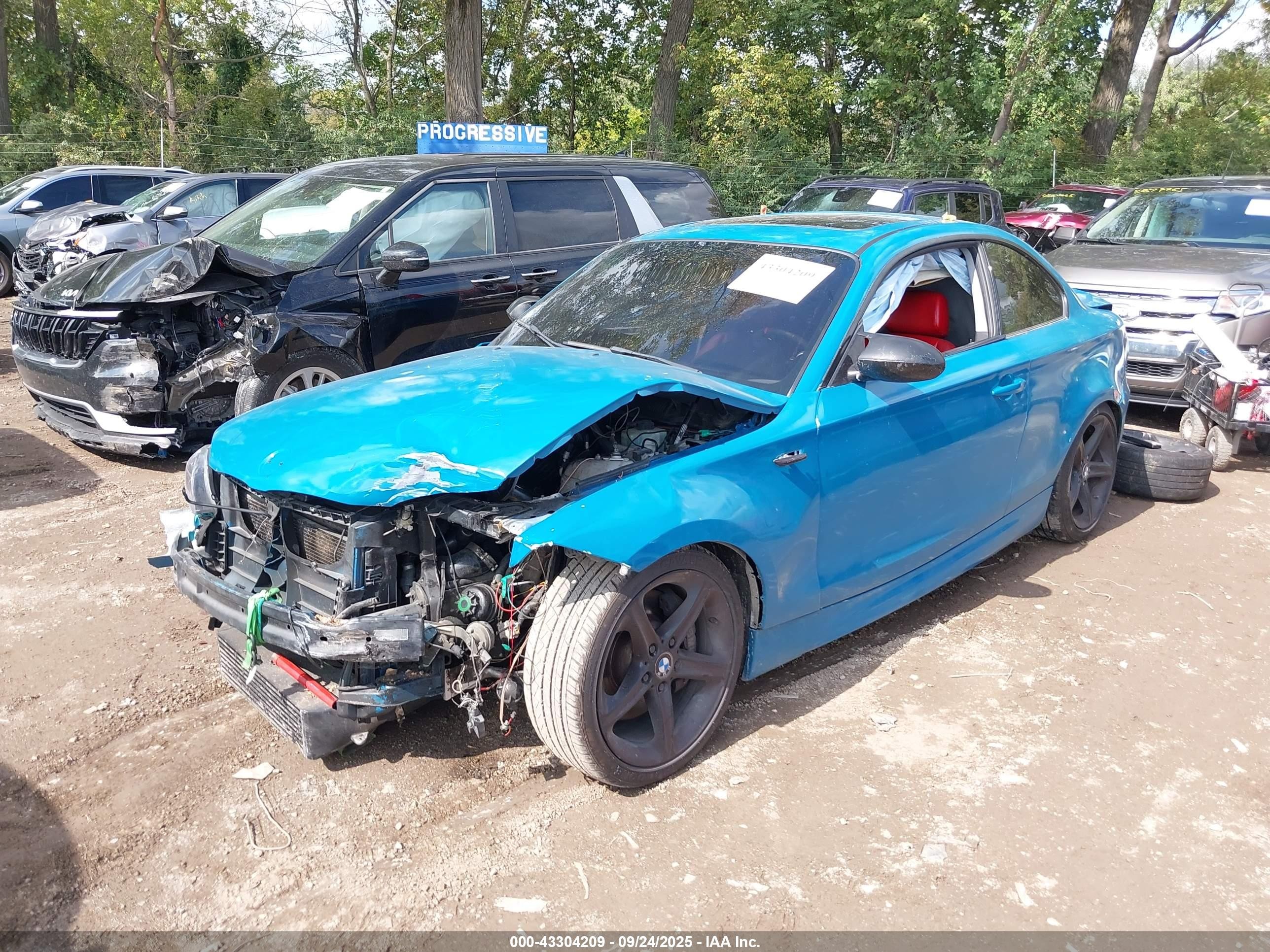 2008 Bmw 135i   Blue vin: WBAUC735X8VF25395