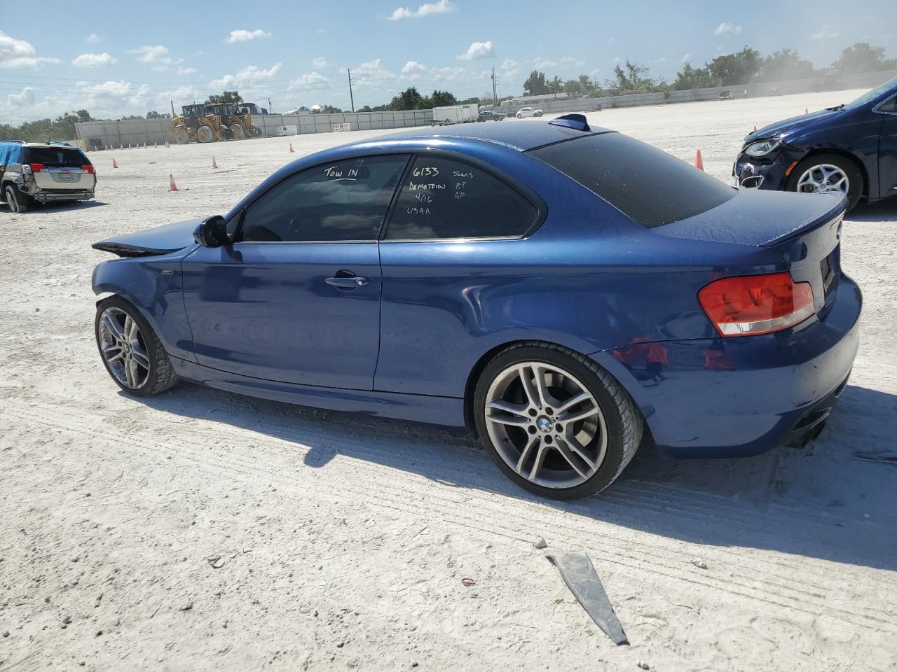 2010 Bmw 135 I Blue vin: WBAUC7C51AVK96124