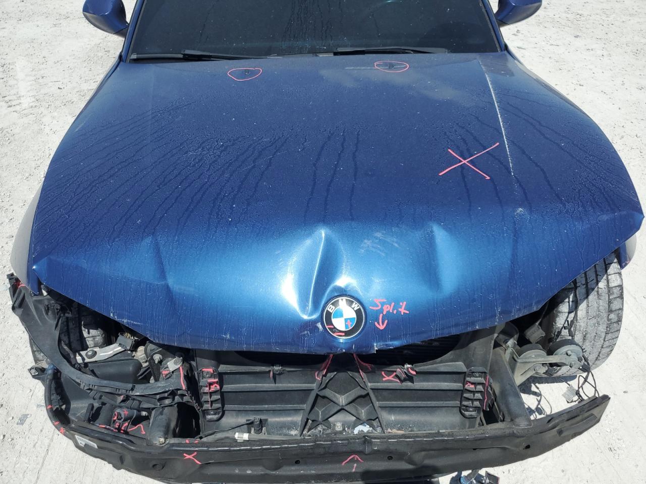 2010 Bmw 135 I Blue vin: WBAUC7C51AVK96124