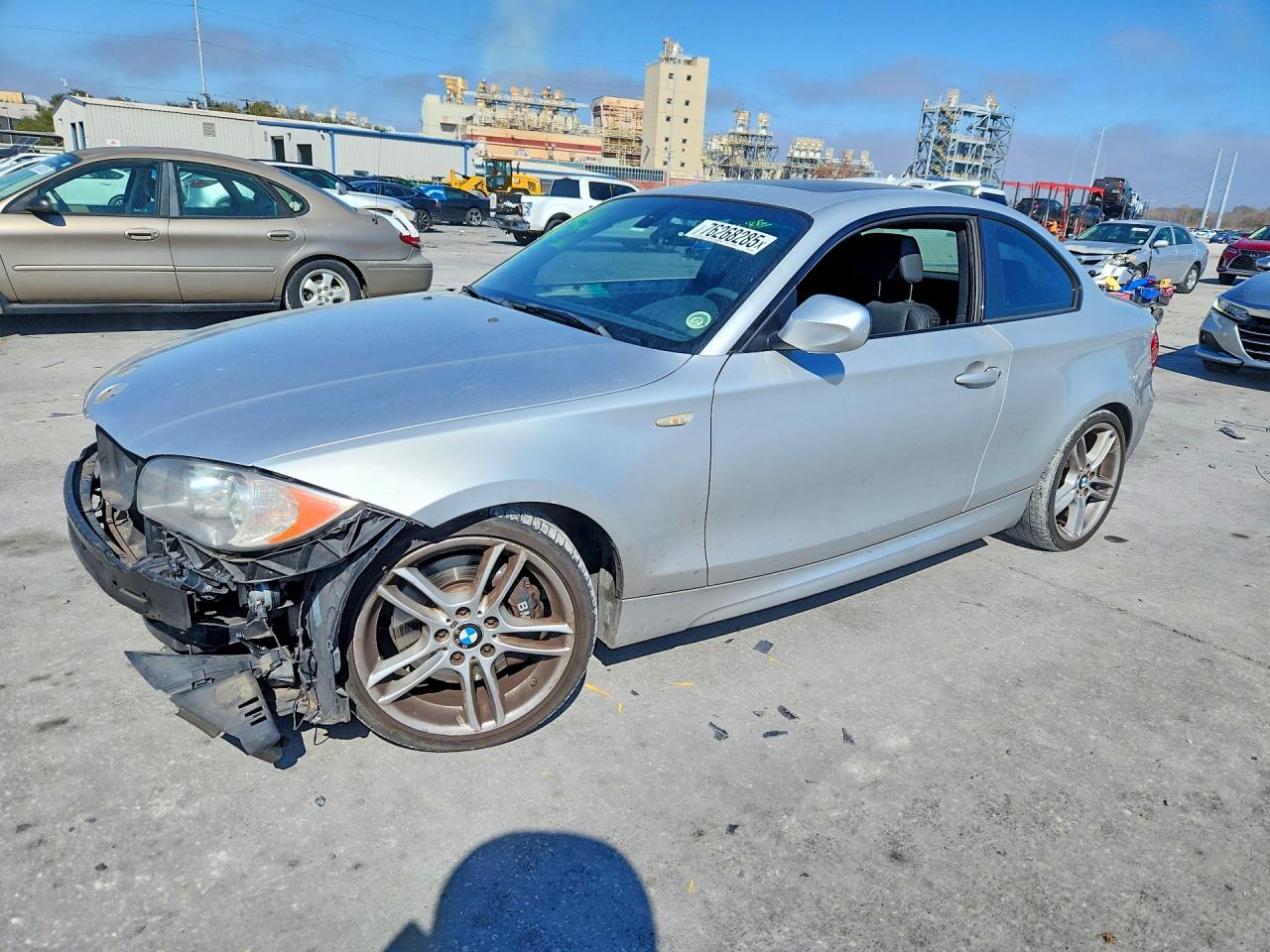 2010 Bmw 135 I Silver vin: WBAUC7C5XAVK96428
