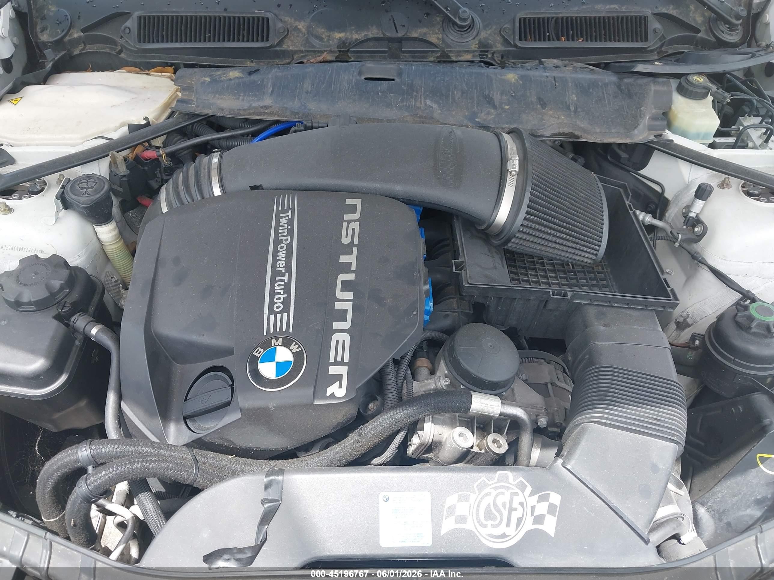 2011 Bmw 135i   White vin: WBAUC9C50BVM09655
