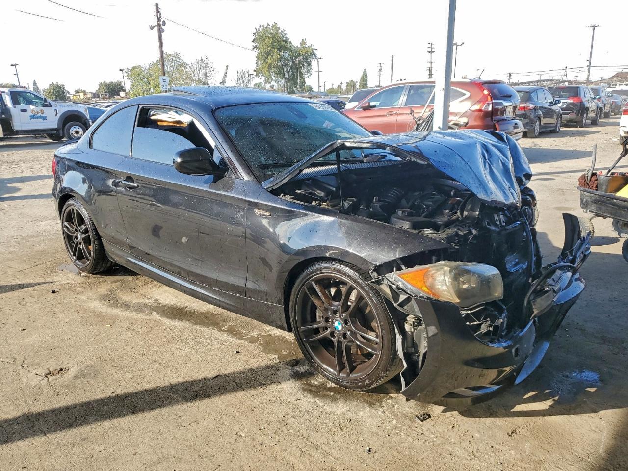 2011 Bmw 135 I Black vin: WBAUC9C50BVM09722