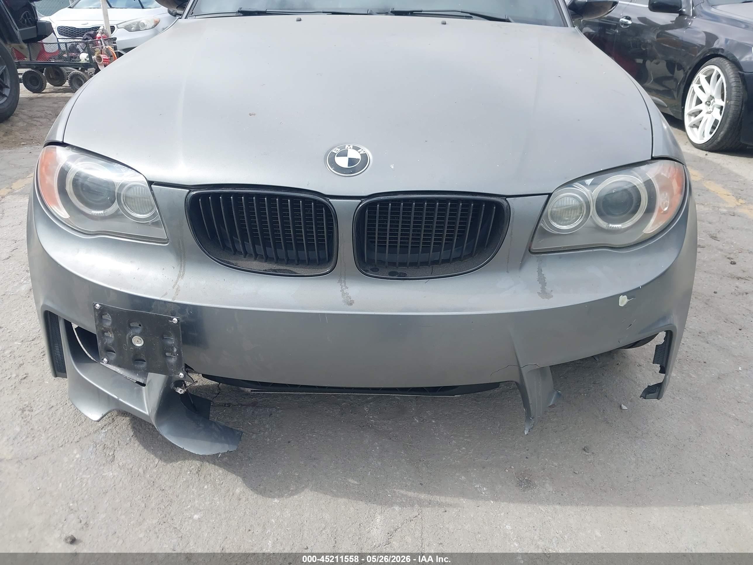 2011 Bmw 135i   Gray vin: WBAUC9C50BVM11289