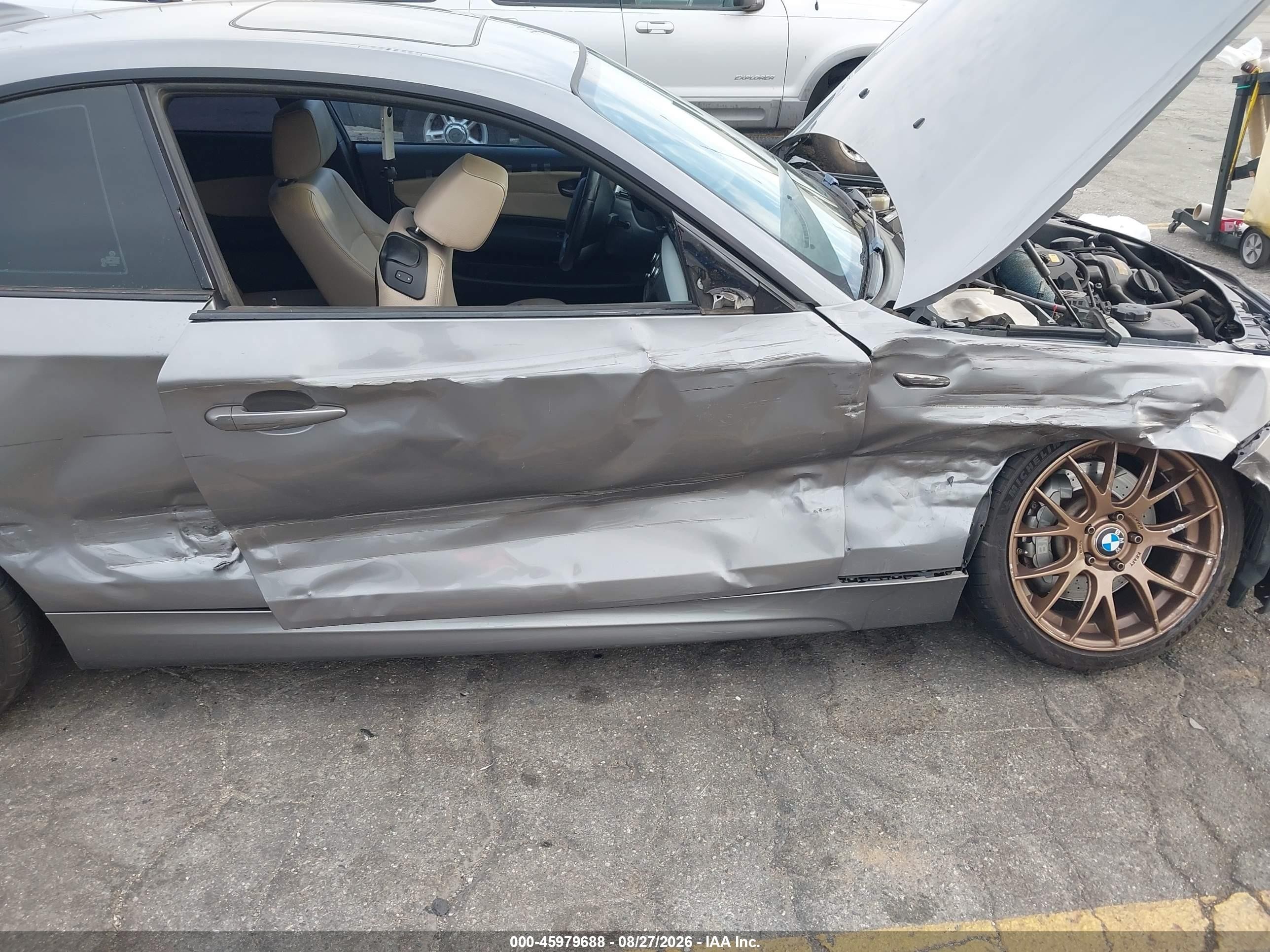 2012 Bmw 135i   Gray vin: WBAUC9C50CVM11794