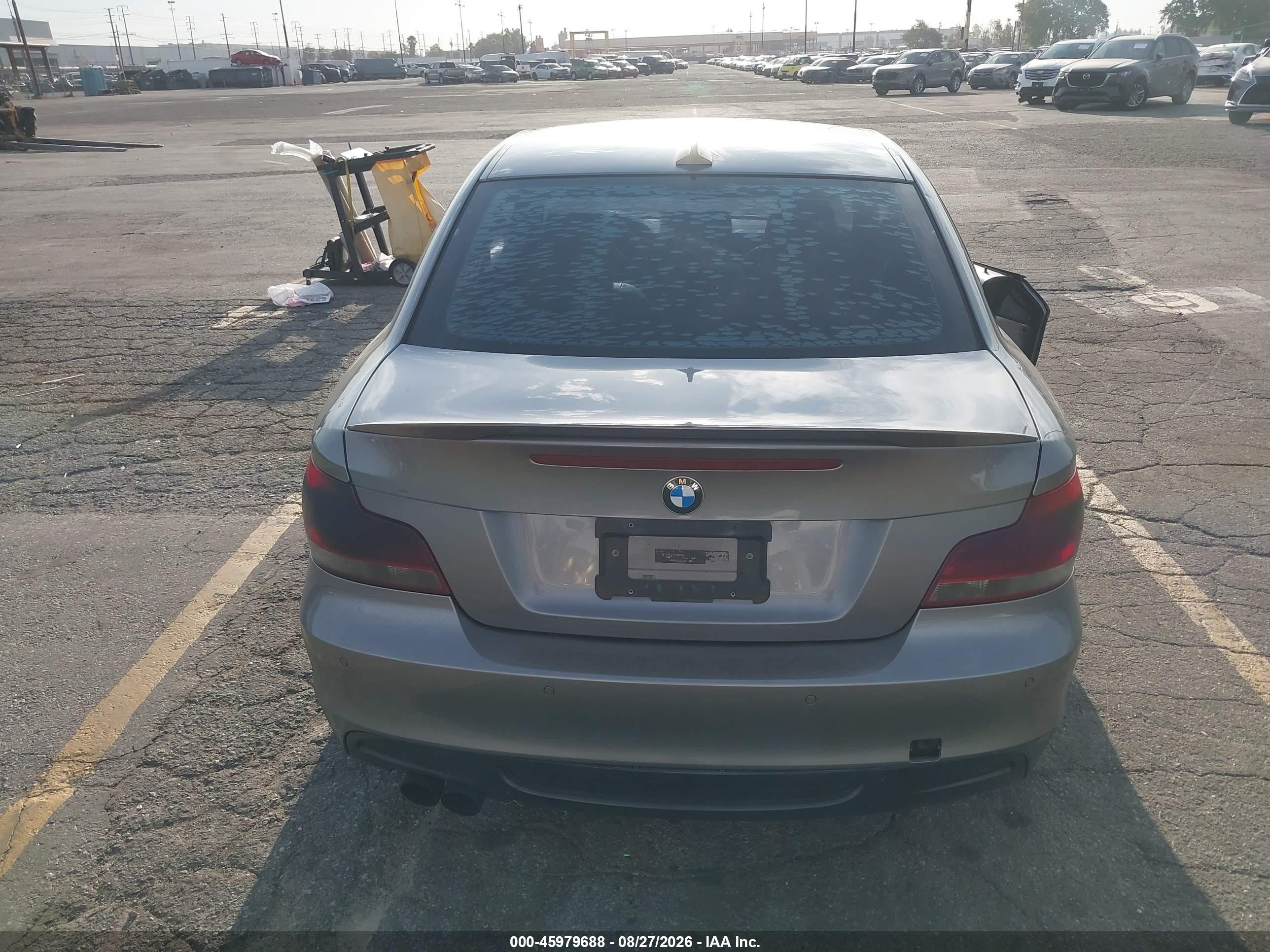 2012 Bmw 135i   Gray vin: WBAUC9C50CVM11794