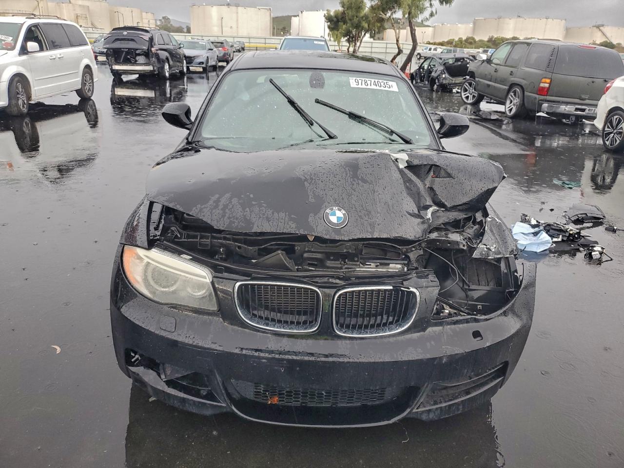 2013 Bmw 135 I Black vin: WBAUC9C50DVY60023
