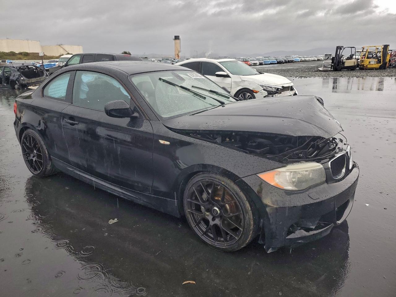 2013 Bmw 135 I Black vin: WBAUC9C50DVY60023