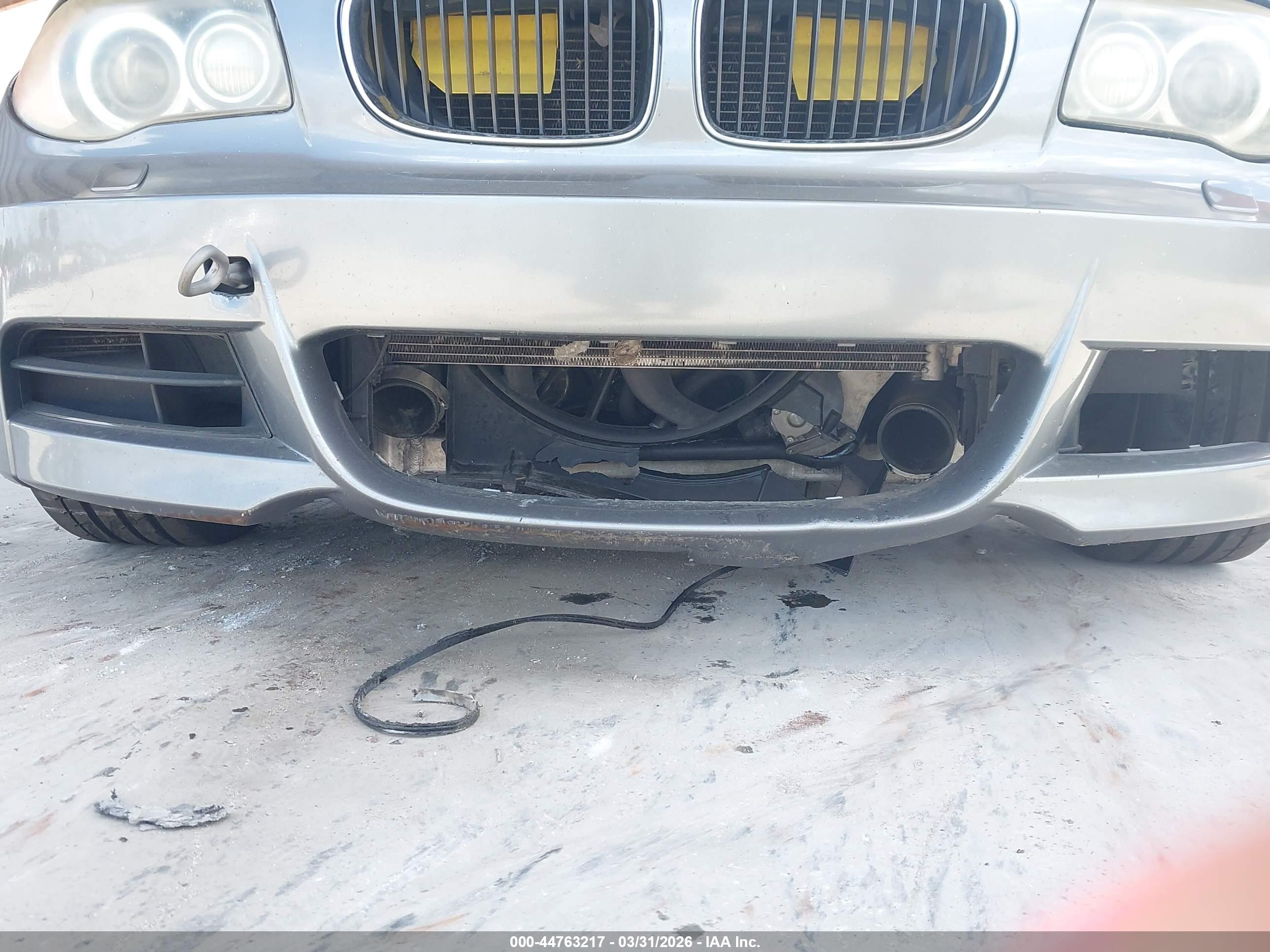 2011 Bmw 135i   Gray vin: WBAUC9C52BVM10824
