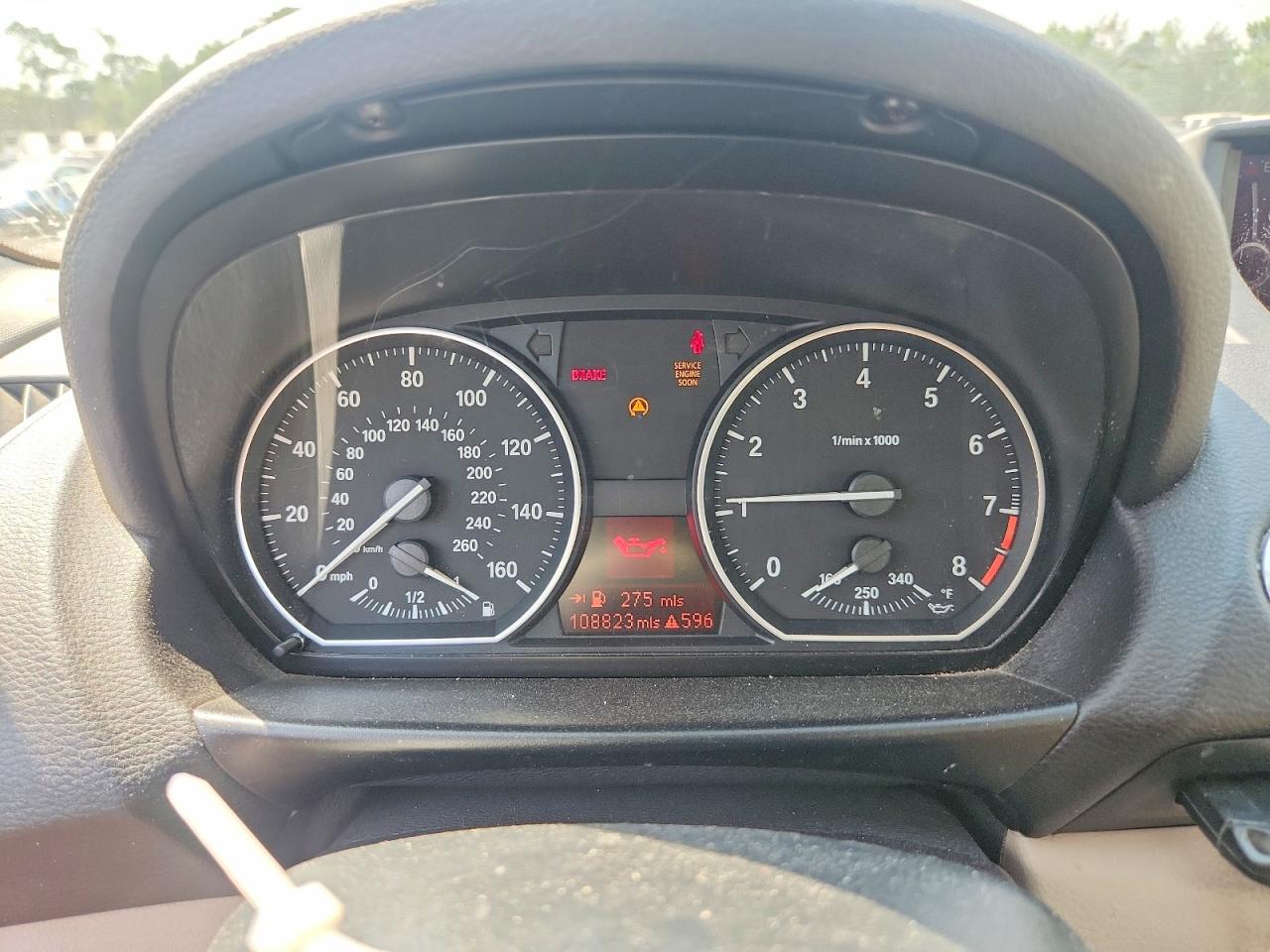 2011 Bmw 135 I Gray vin: WBAUC9C52BVM11407