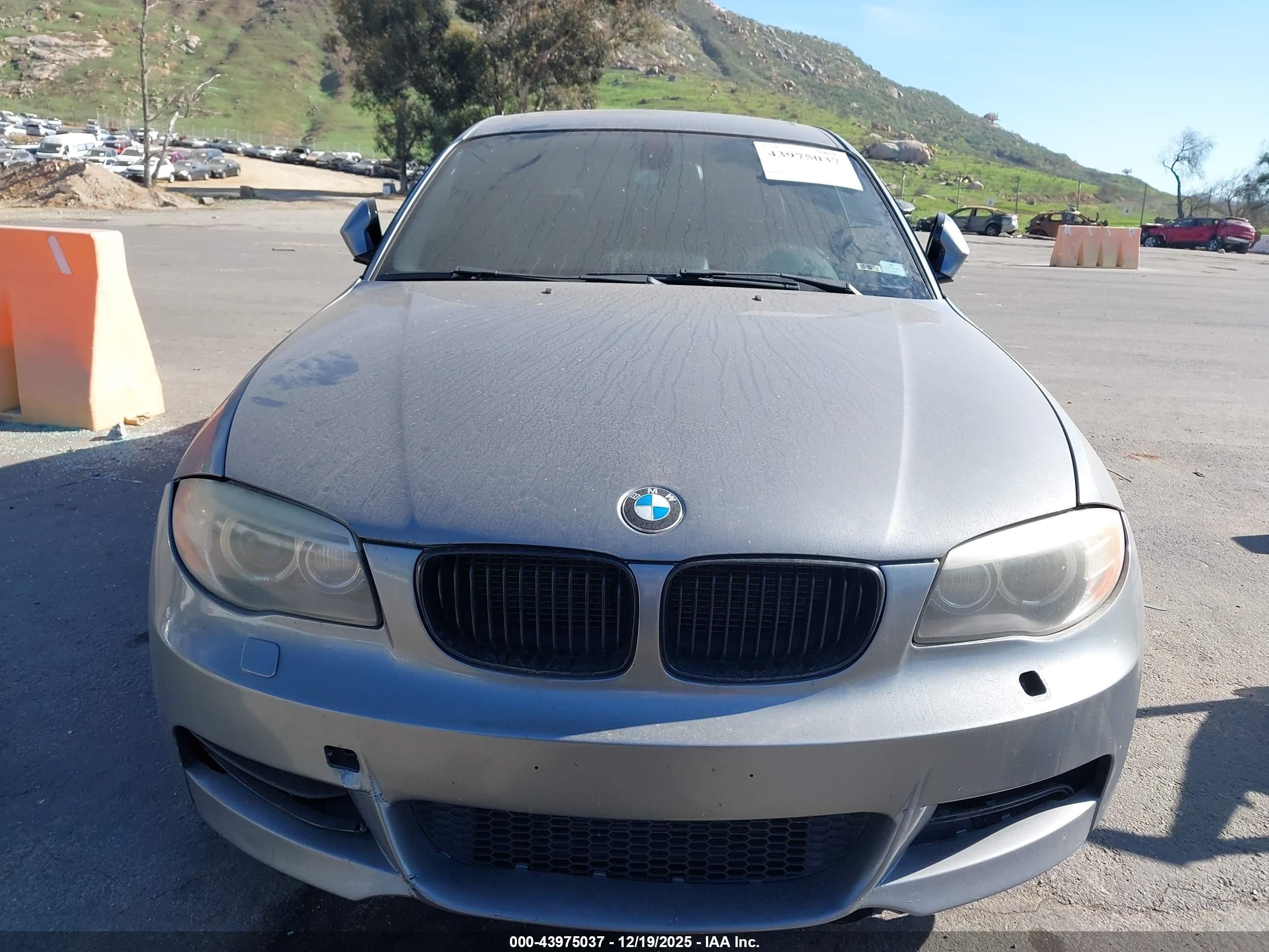 2012 Bmw 135i   Gray vin: WBAUC9C52CVM11926
