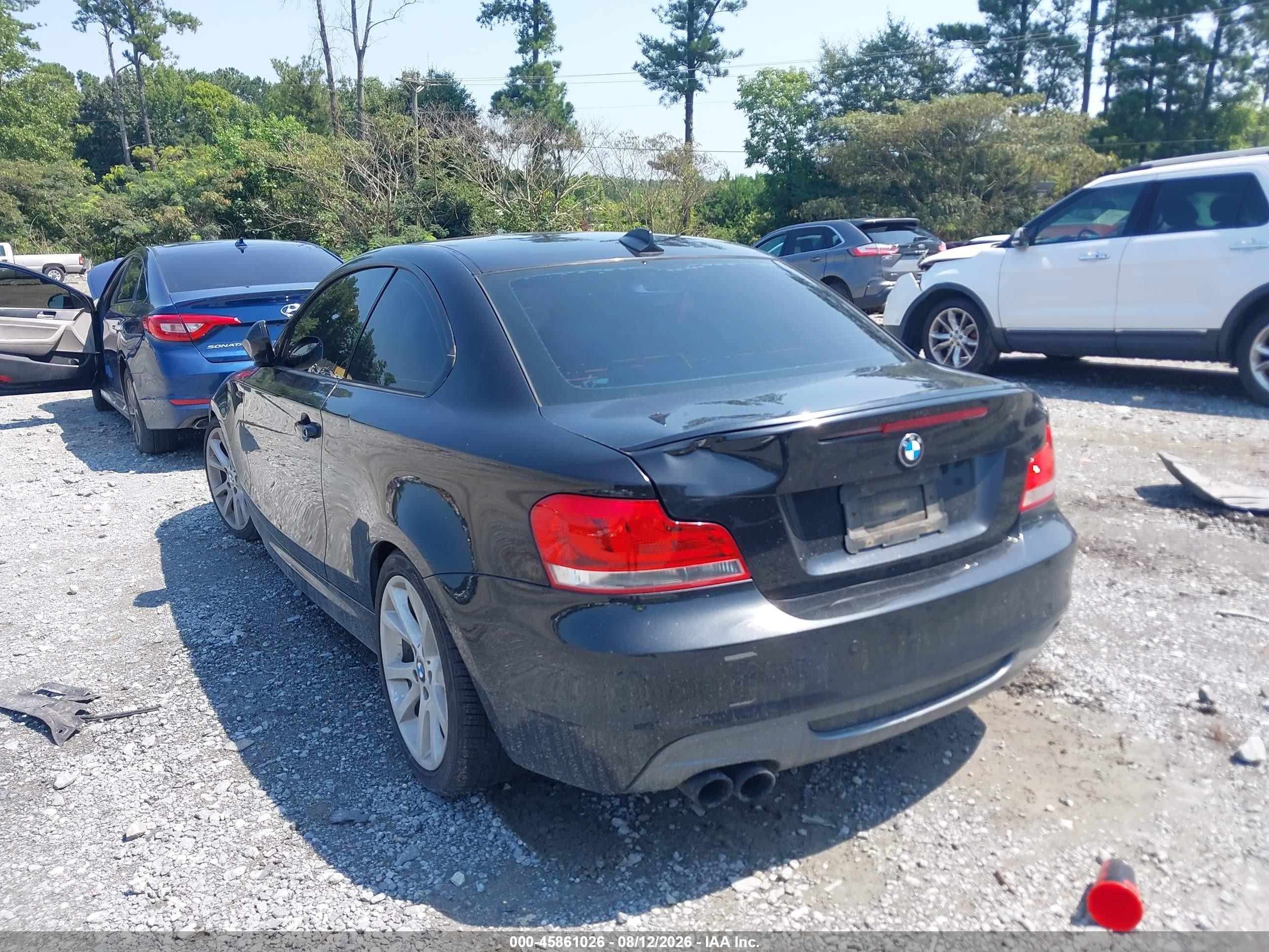 2012 Bmw 135i   Black vin: WBAUC9C52CVM12686