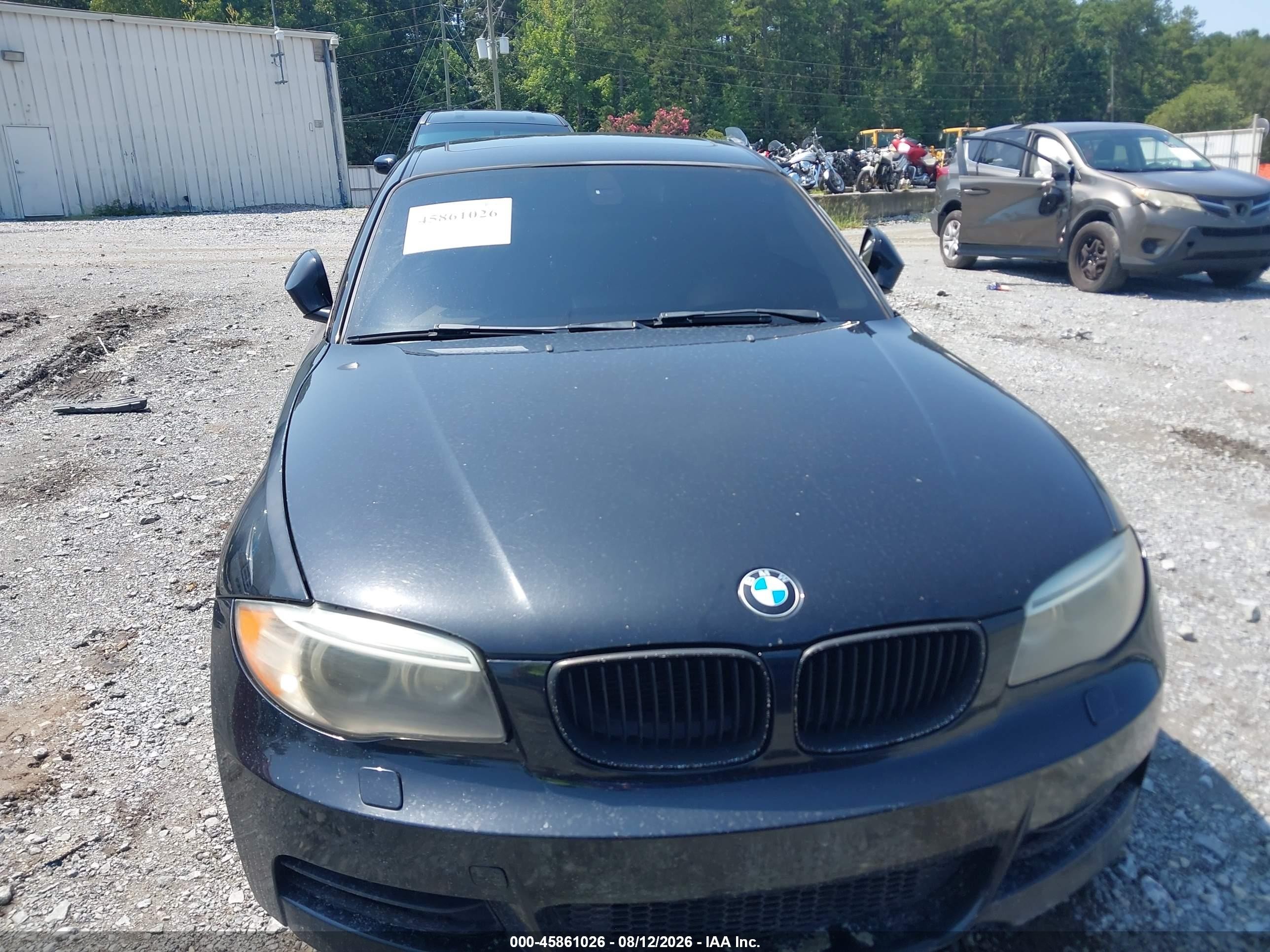 2012 Bmw 135i   Black vin: WBAUC9C52CVM12686