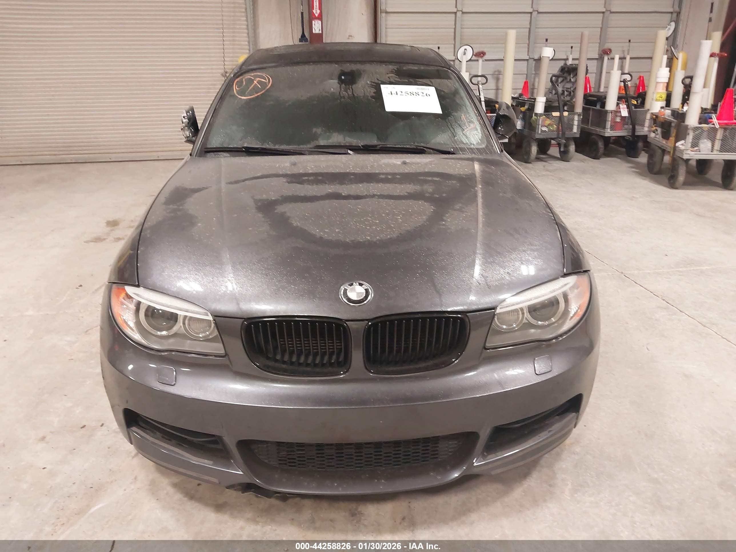 2013 Bmw 135i   Gray vin: WBAUC9C52DVY60850