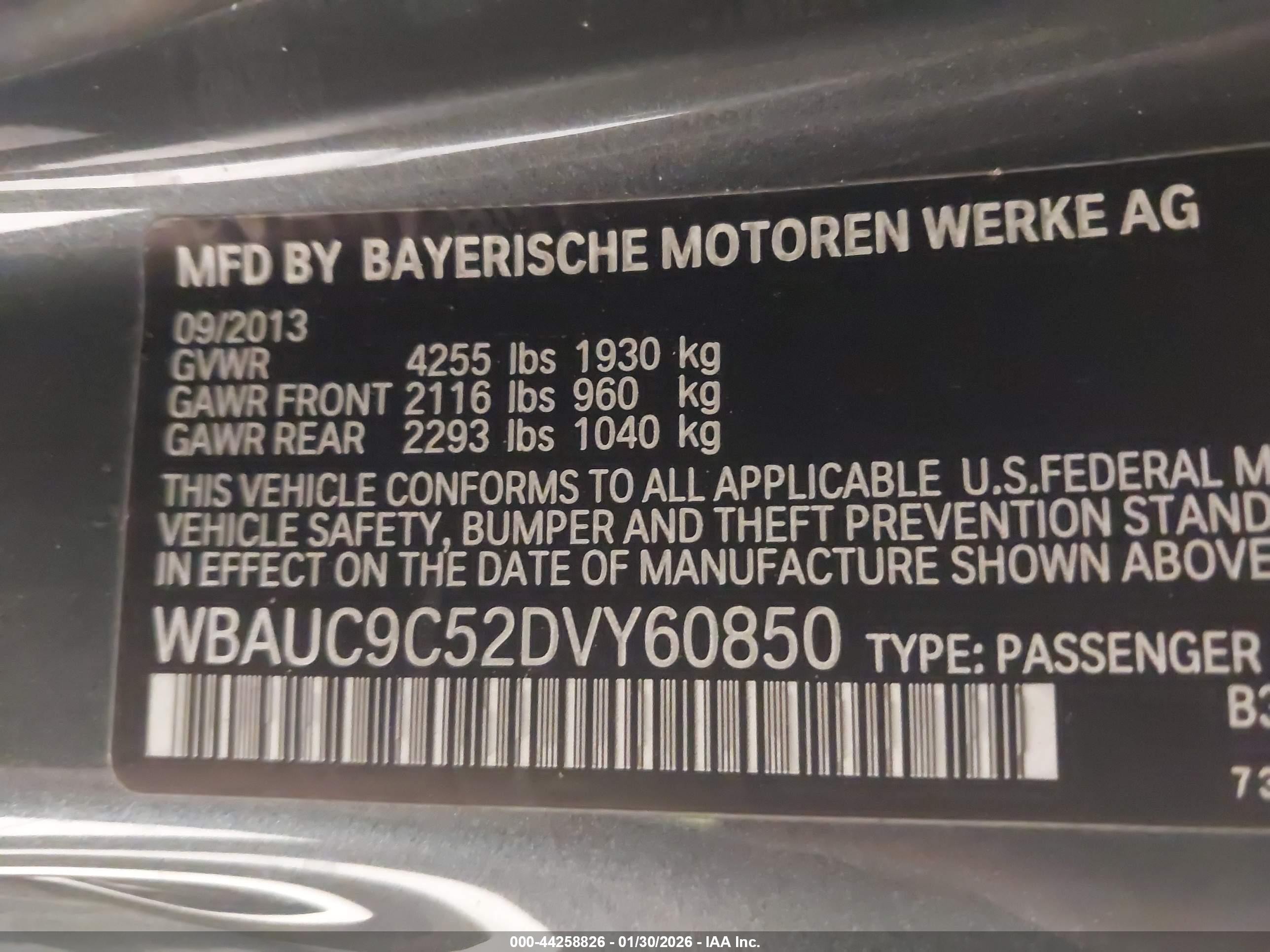 2013 Bmw 135i   Gray vin: WBAUC9C52DVY60850