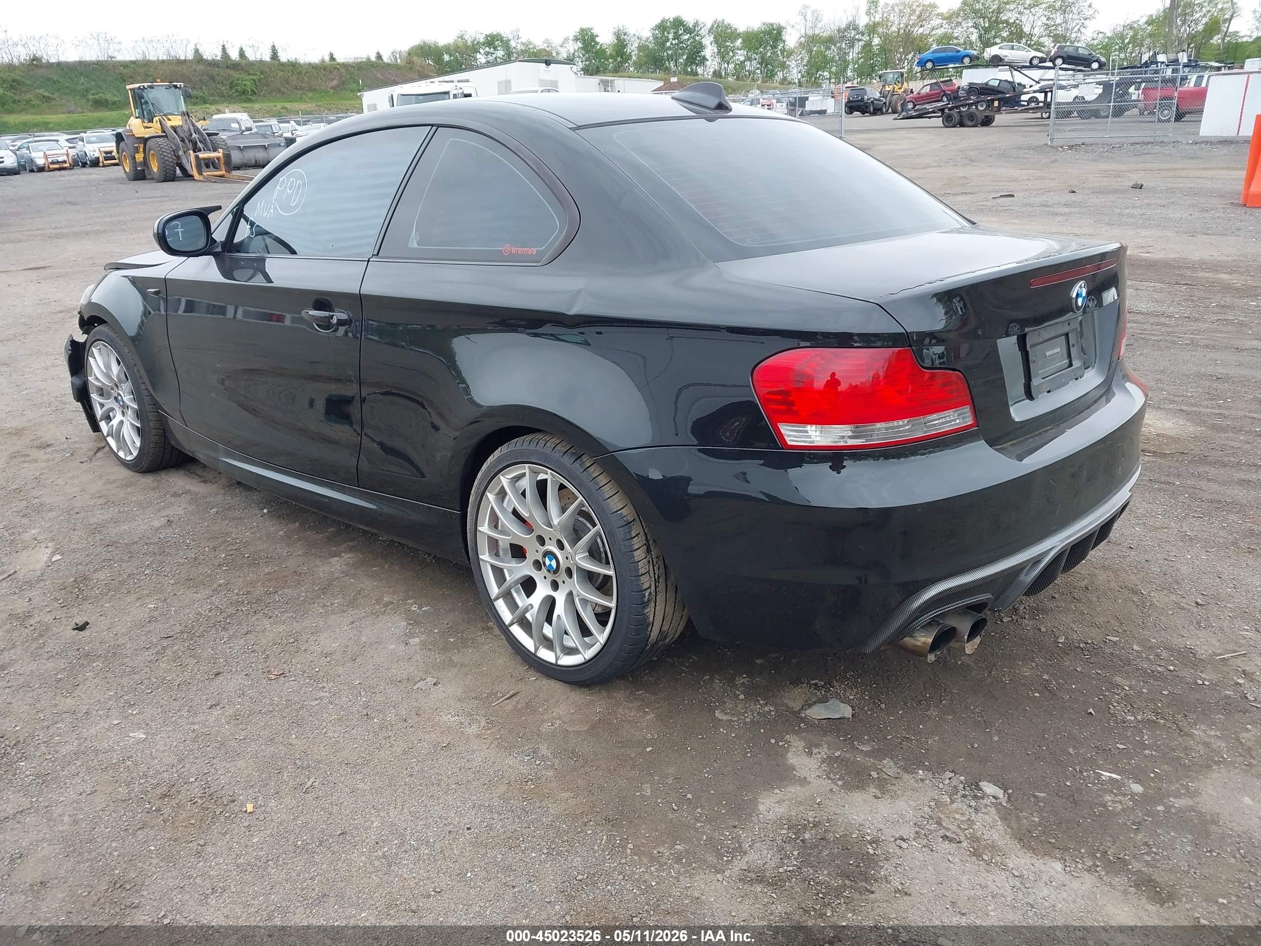 2011 Bmw 135i   Black vin: WBAUC9C53BVM09293
