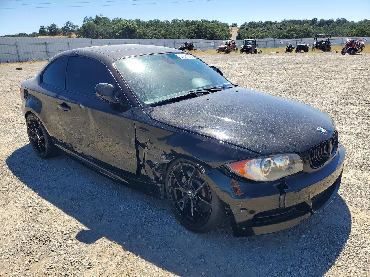 2011 Bmw 135 I Black vin: WBAUC9C53BVM10704