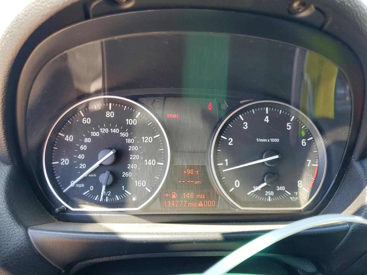2011 Bmw 135 I Black vin: WBAUC9C53BVM10704