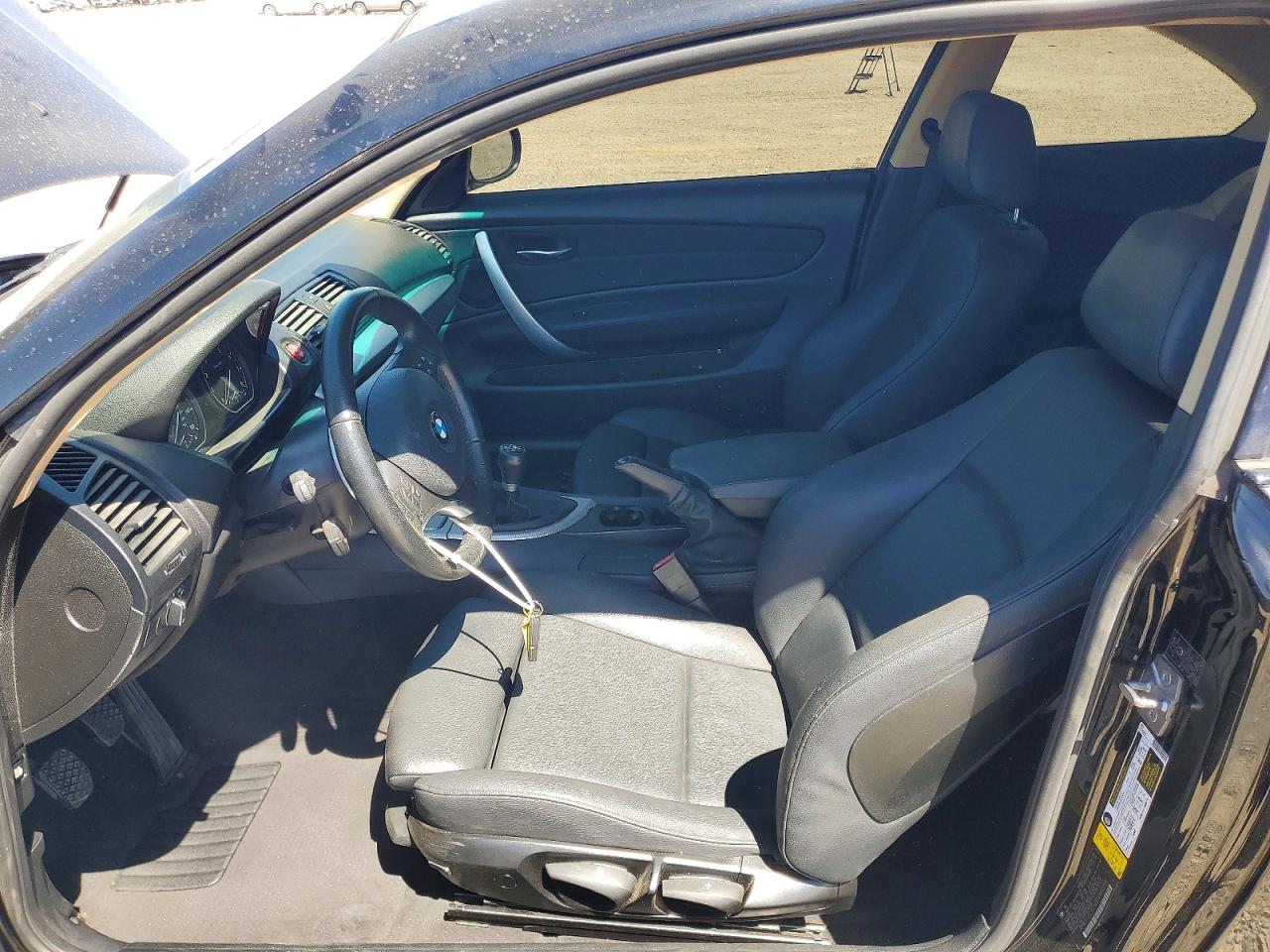 2011 Bmw 135 I Black vin: WBAUC9C53BVM10704