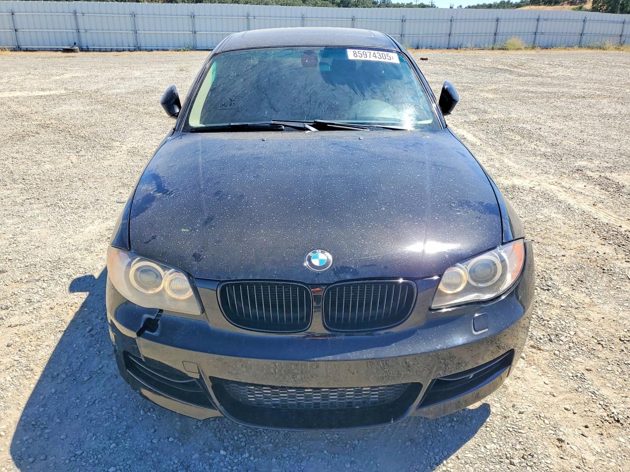 2011 Bmw 135 I Black vin: WBAUC9C53BVM10704