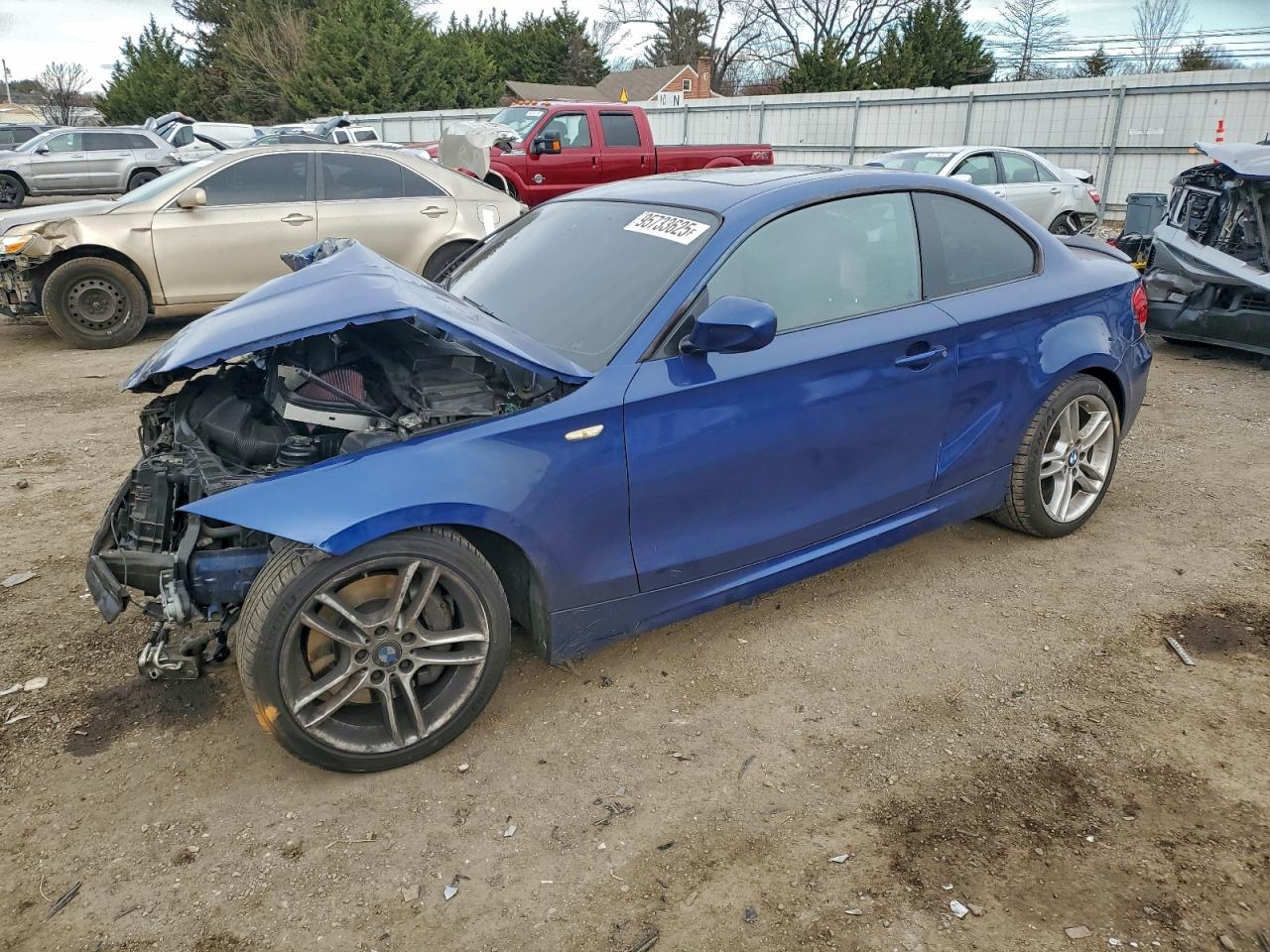 2011 Bmw 135 I Blue vin: WBAUC9C53BVM11397