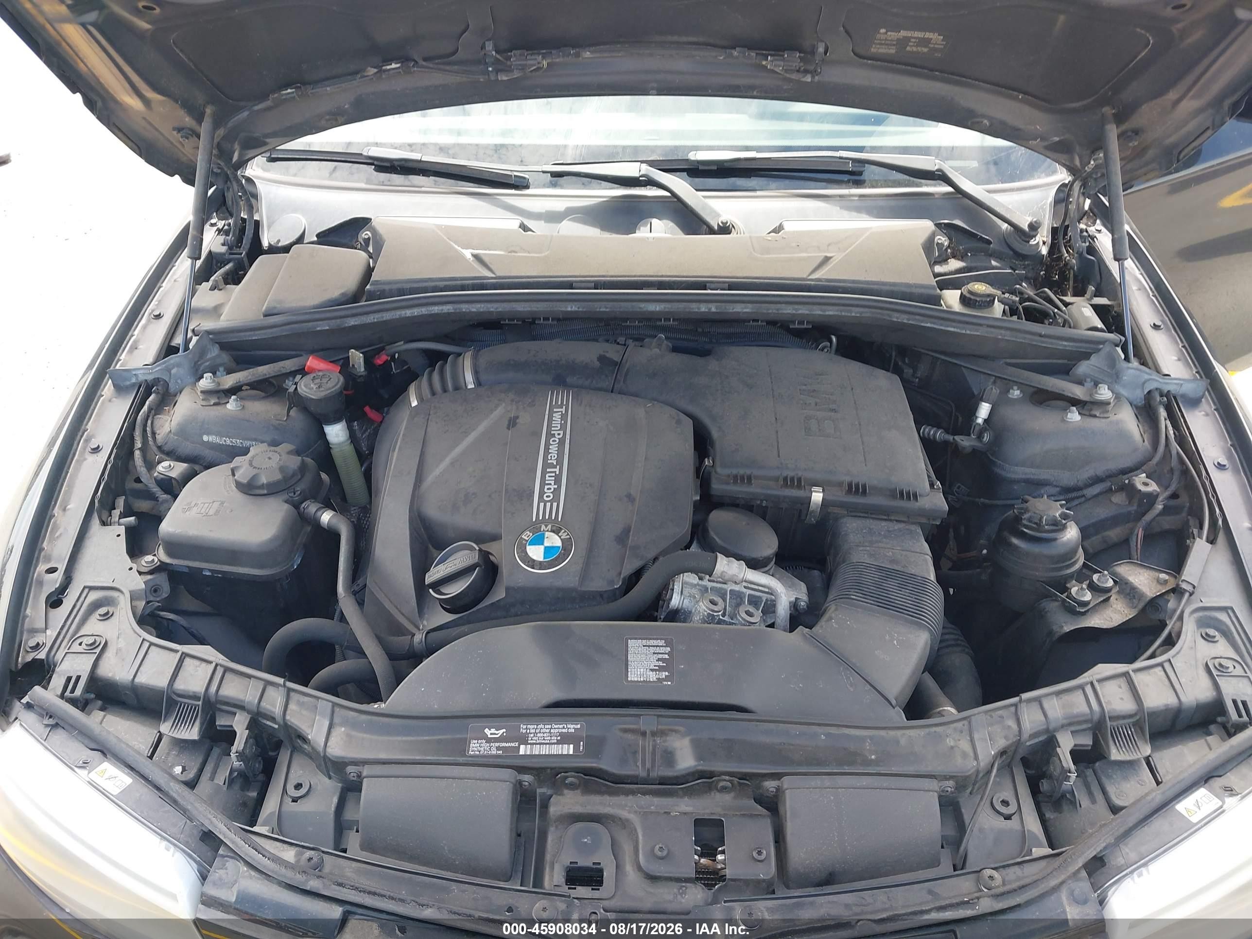 2012 Bmw 135i   Black vin: WBAUC9C53CVM13121