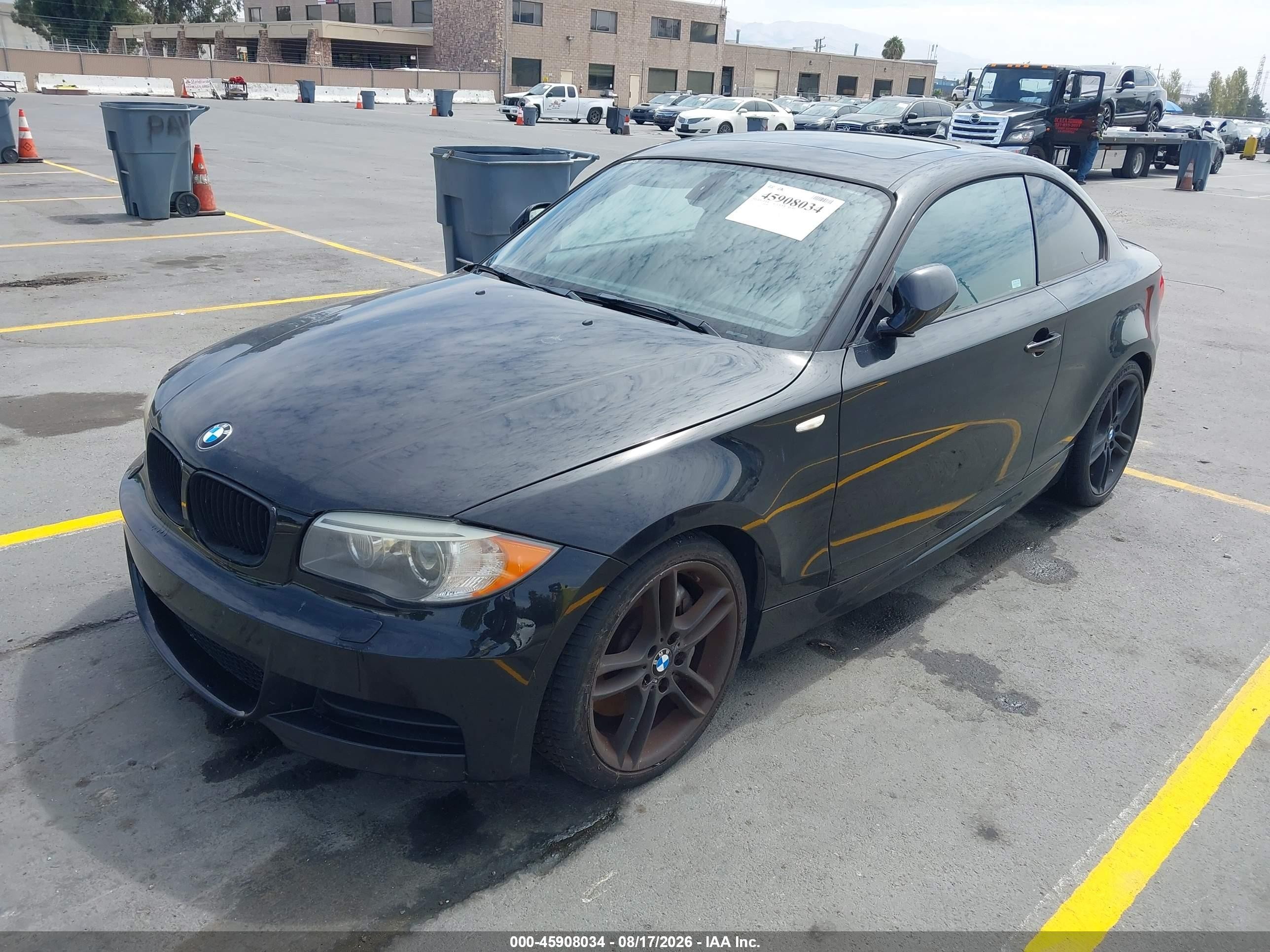 2012 Bmw 135i   Black vin: WBAUC9C53CVM13121