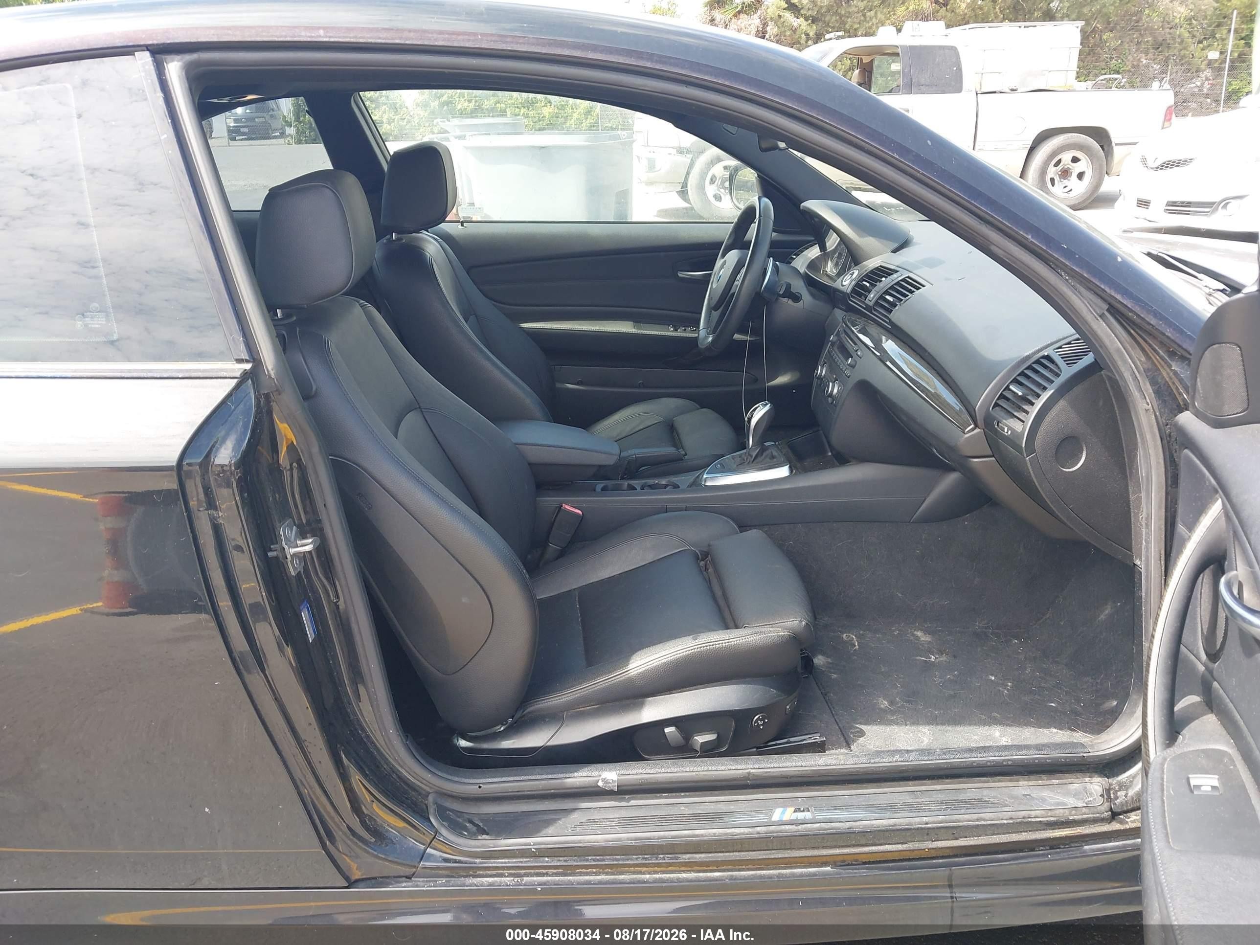 2012 Bmw 135i   Black vin: WBAUC9C53CVM13121
